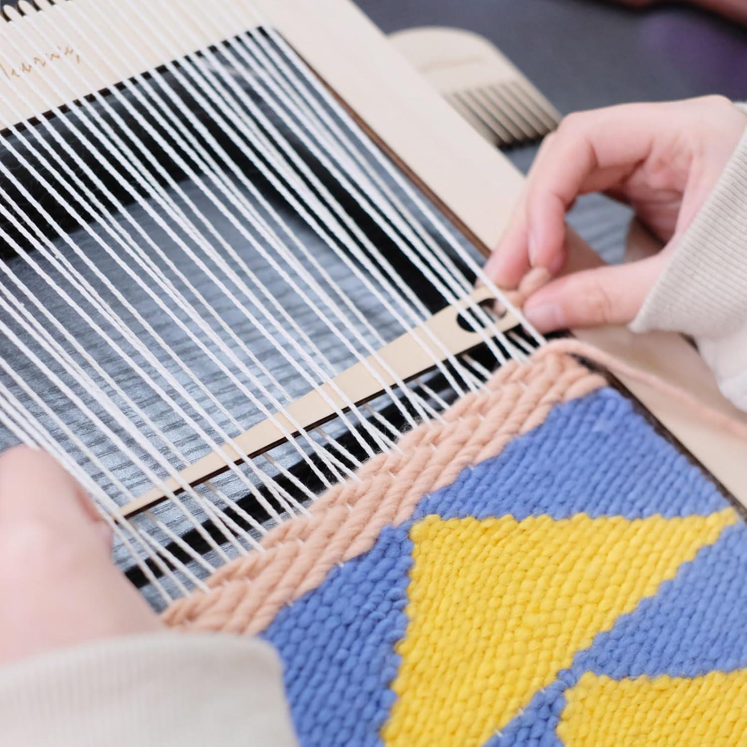 Kit de Telar Rectangular HAND U JOURNEY 20.1x30cm y 13.5x19.8cm