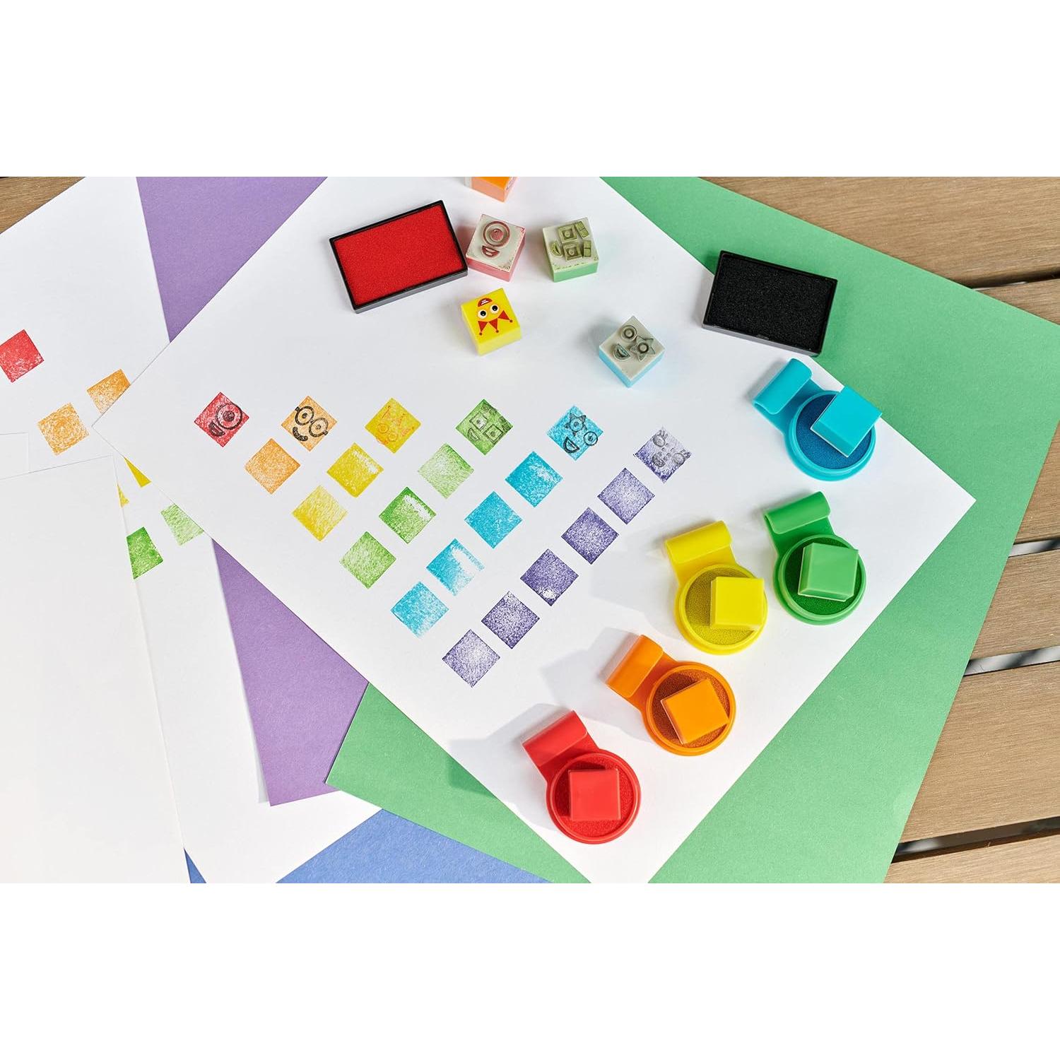 Set de Actividad de Estampado Numberblocks hand2mind - 20 Estampas