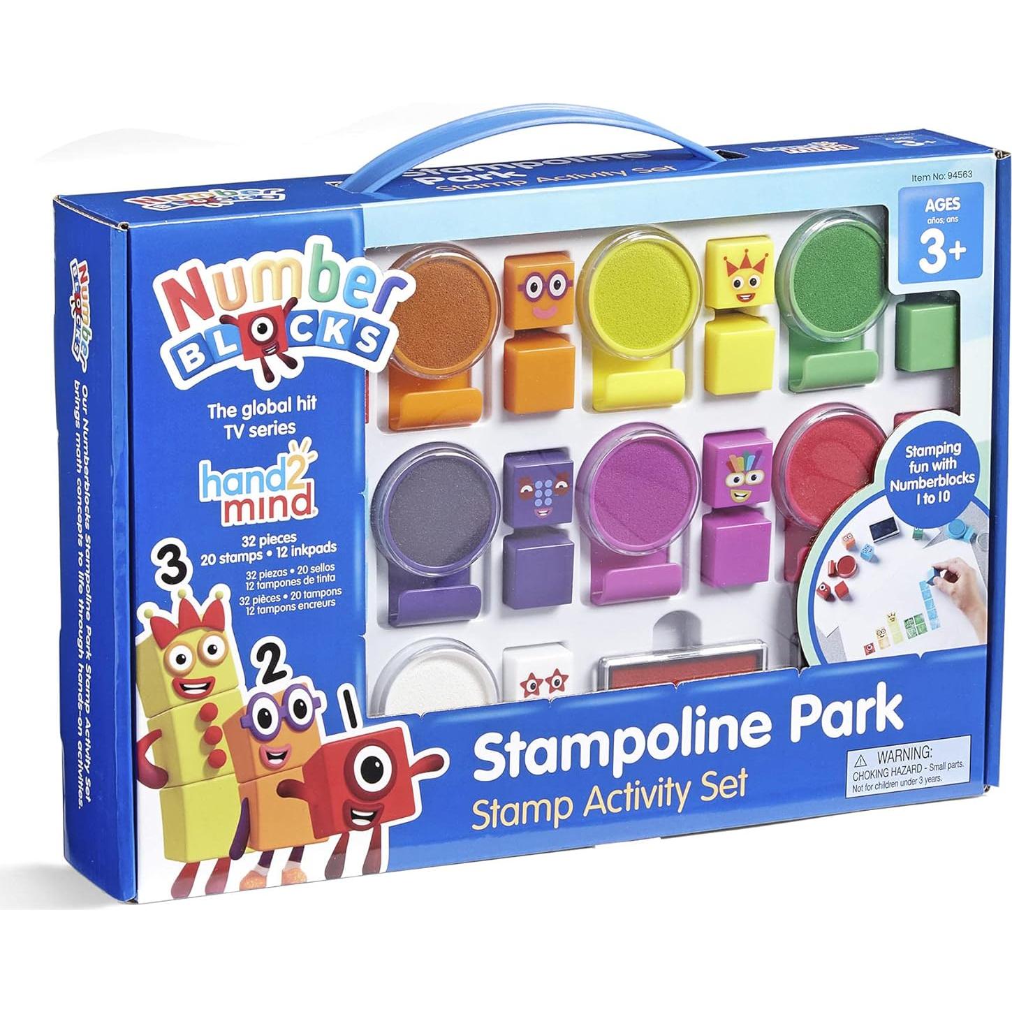 Set de Actividad de Estampado Numberblocks hand2mind - 20 Estampas