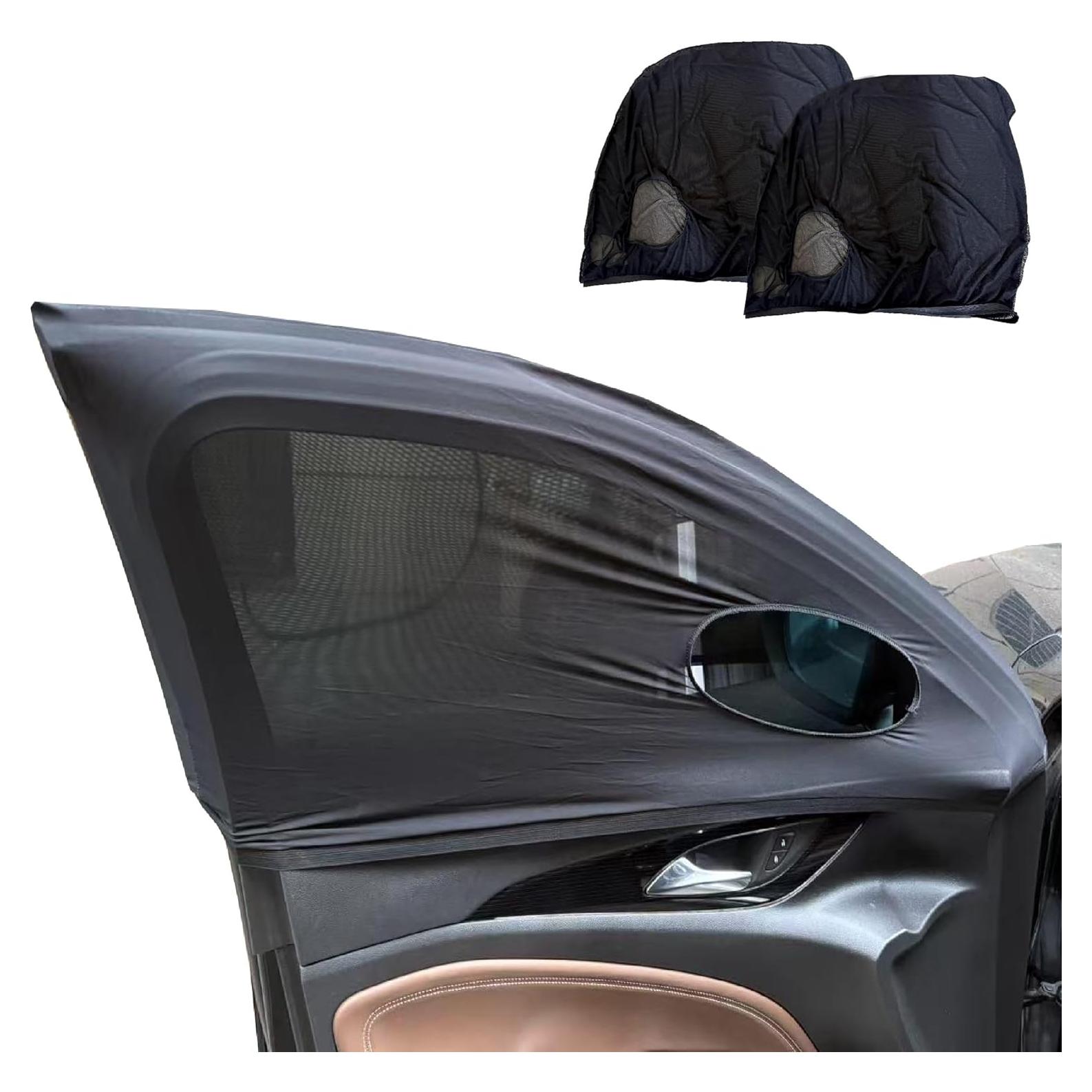 Sombrillas para Ventanas de Coche OUTTDID 2 Pzas UV y Mosquitos