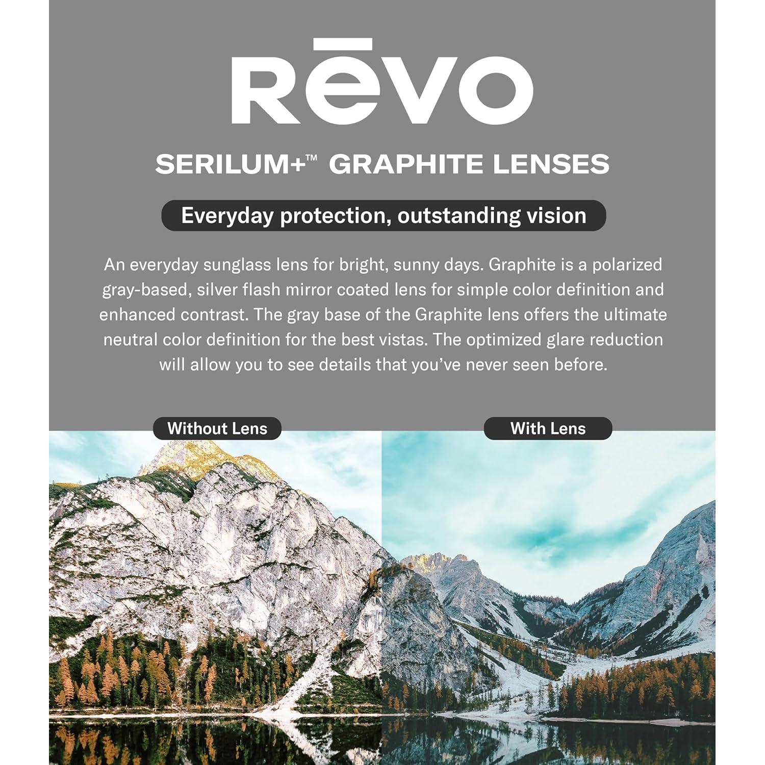 Gafas de sol Revo Descend N polarizadas sin montura - Marco negro