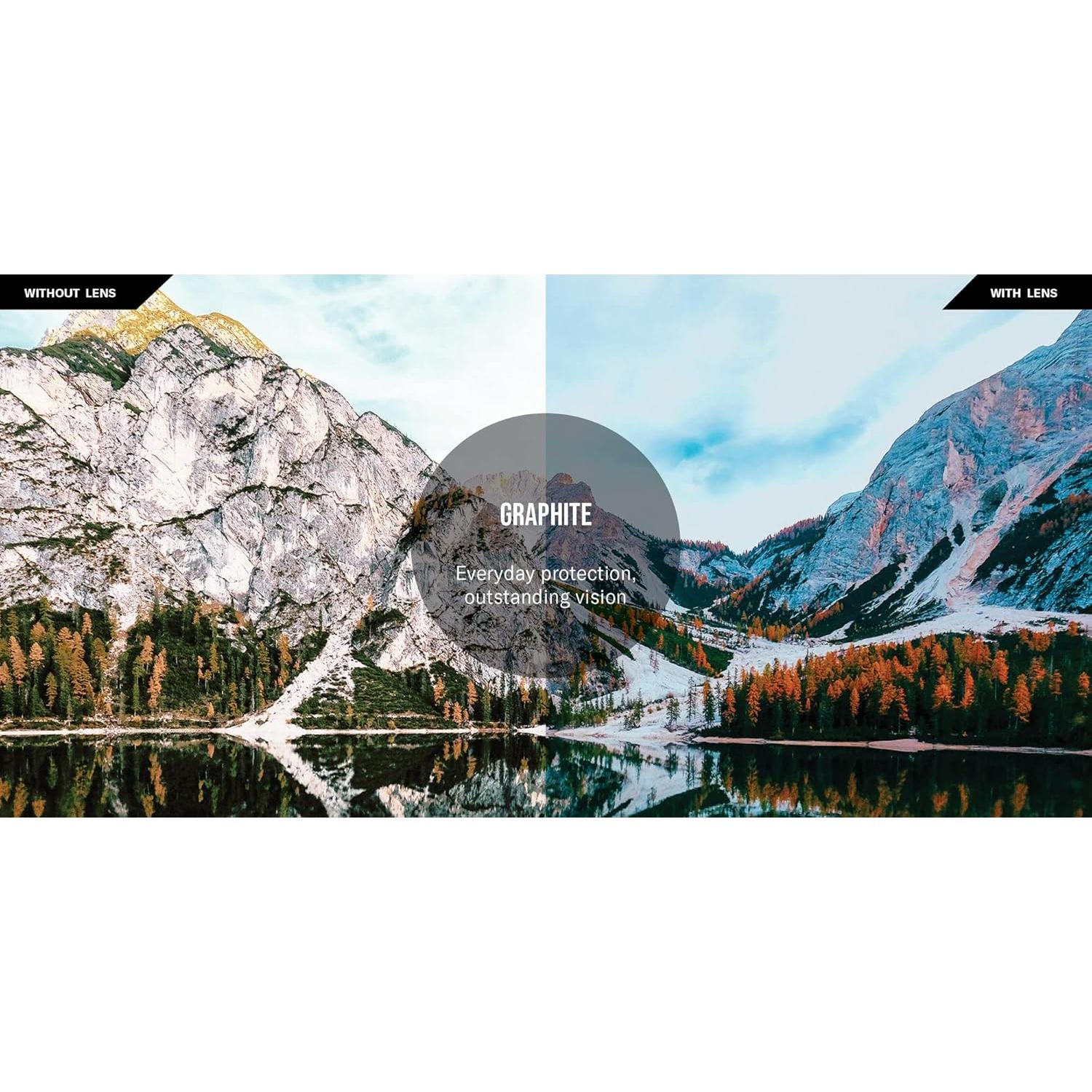 Gafas de sol Revo Descend N polarizadas sin montura - Marco negro