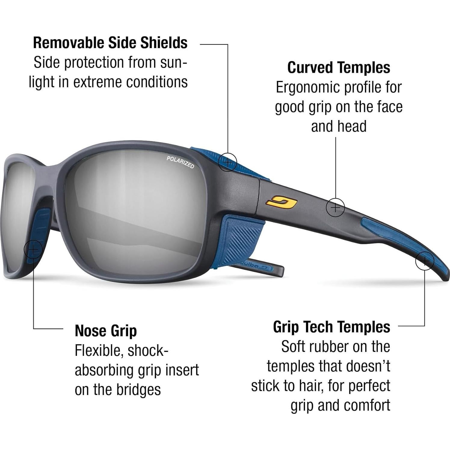 Gafas de sol Julbo Monterosa 2 polarizadas 54mm gris