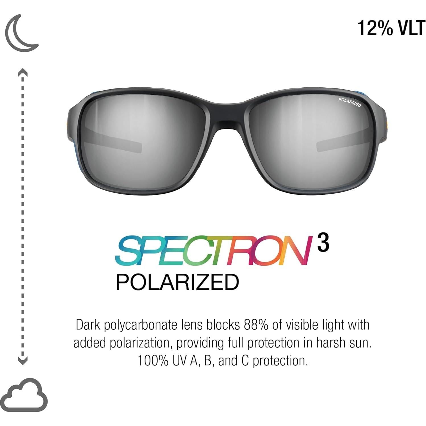 Gafas de sol Julbo Monterosa 2 polarizadas 54mm gris