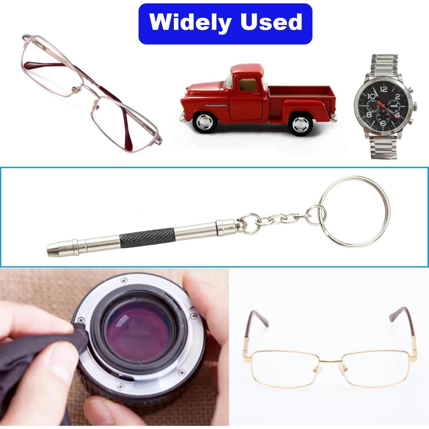 Kit de Reparación de Gafas Omnful 5 en 1 con Destornilladores