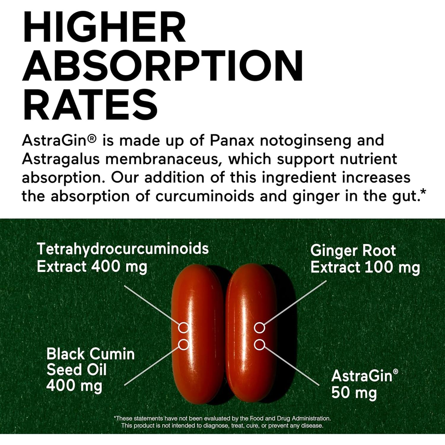 Suplemento de Cúrcuma Smarter Nutrition 400 mg Vegano 60 Softgels