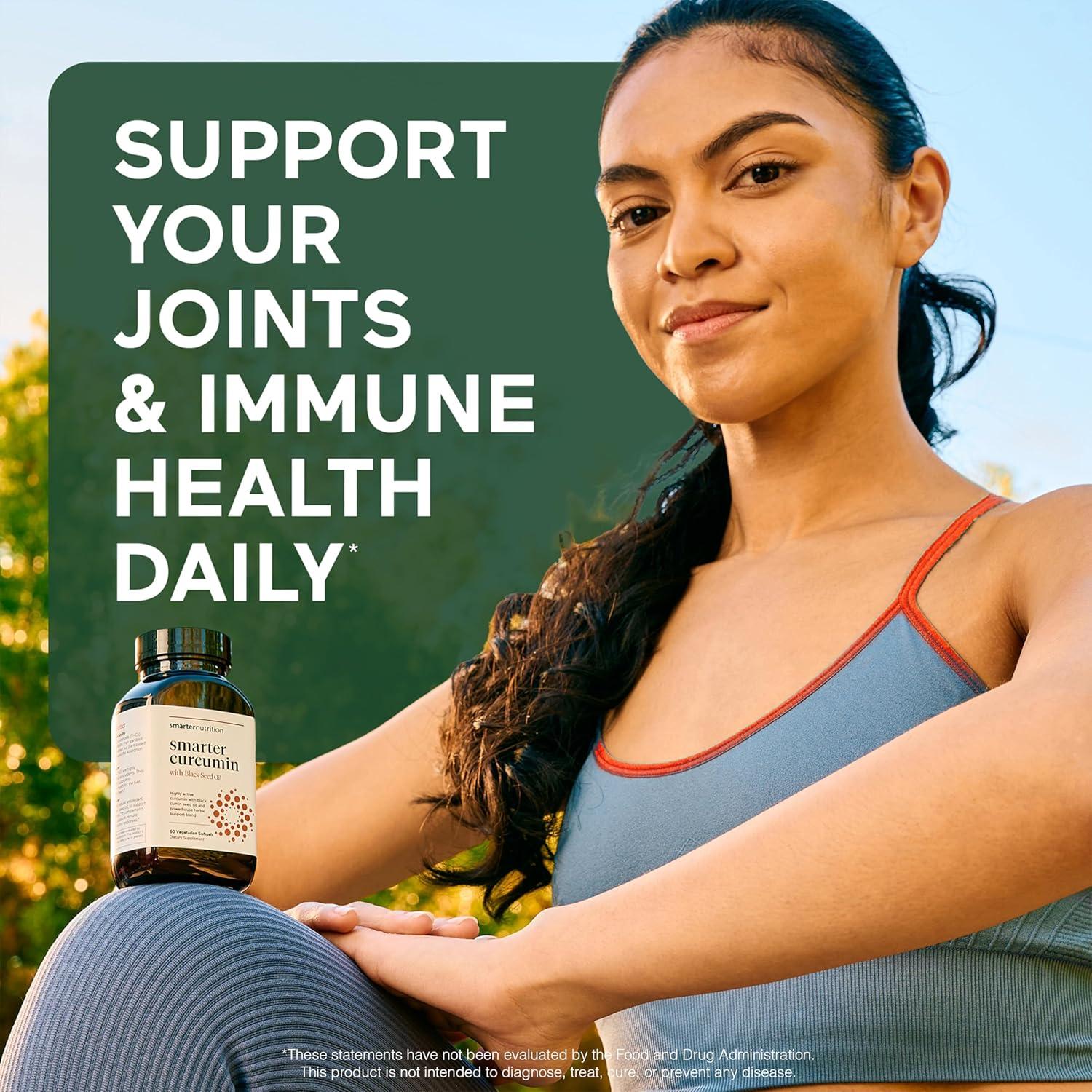 Suplemento de Cúrcuma Smarter Nutrition 400 mg Vegano 60 Softgels