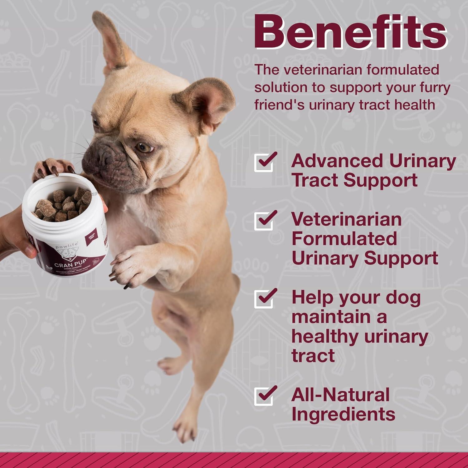 Suplemento Urinario para Perros Pawlife - 120 Masticables de Pollo