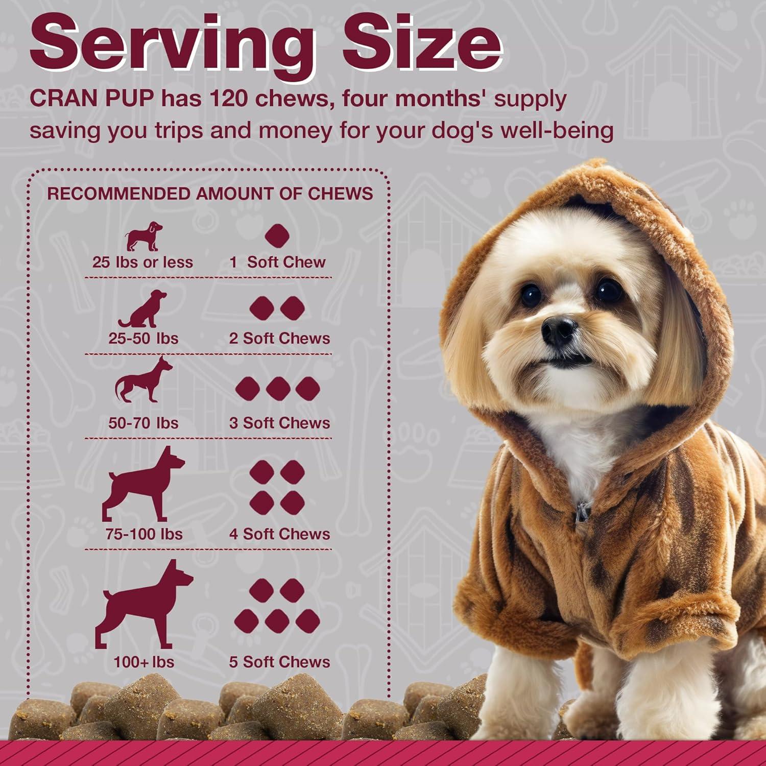 Suplemento Urinario para Perros Pawlife - 120 Masticables de Pollo