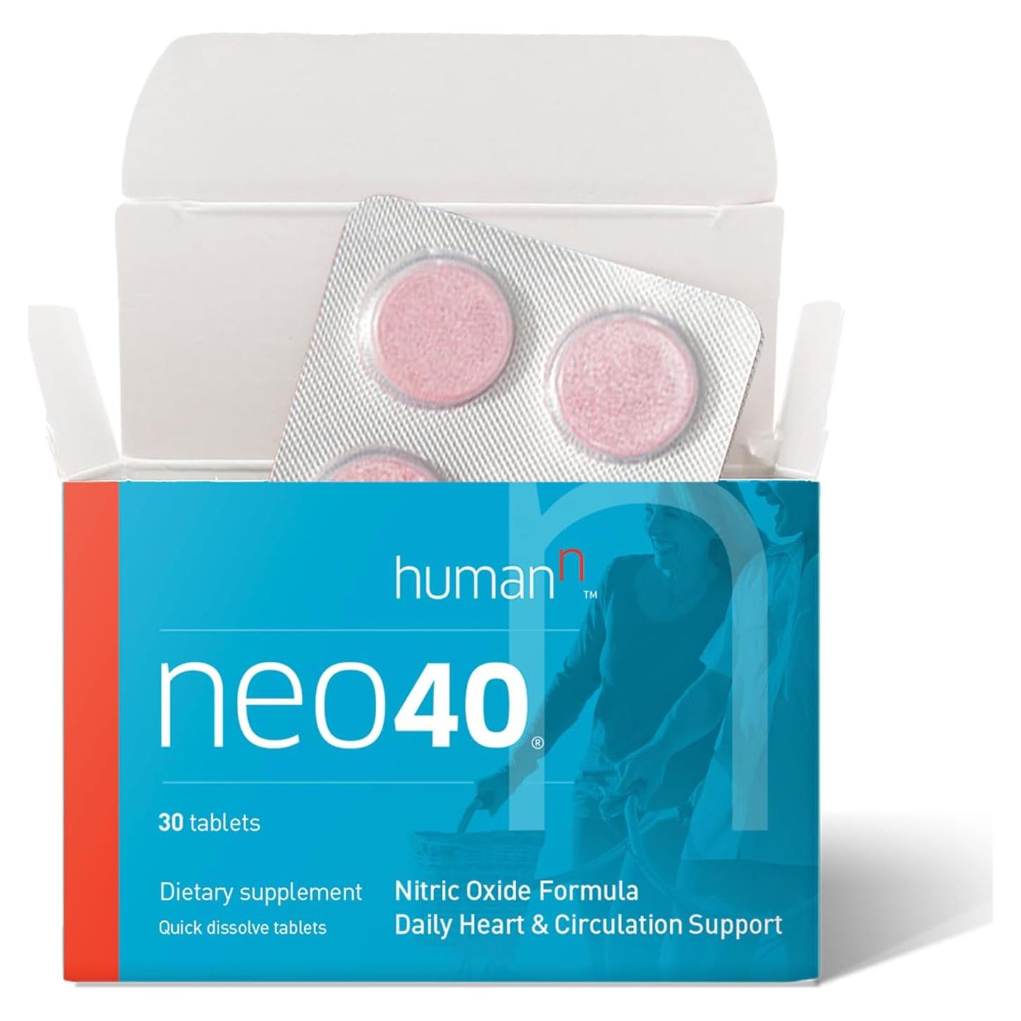 Suplemento Neo40 HumanN - 30 Tabletas para Óxido Nítrico