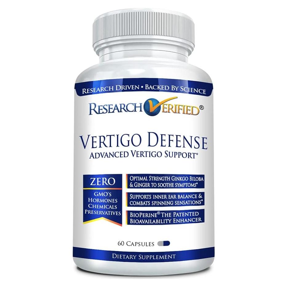 Suplemento para Vértigo Investigación Verificada - 60 Cápsulas