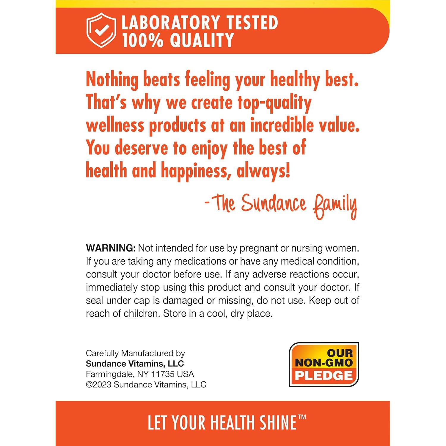 Cápsulas de Canela de Ceilán Sundance 2500mg con Cromo y Biotina - 60 Unidades