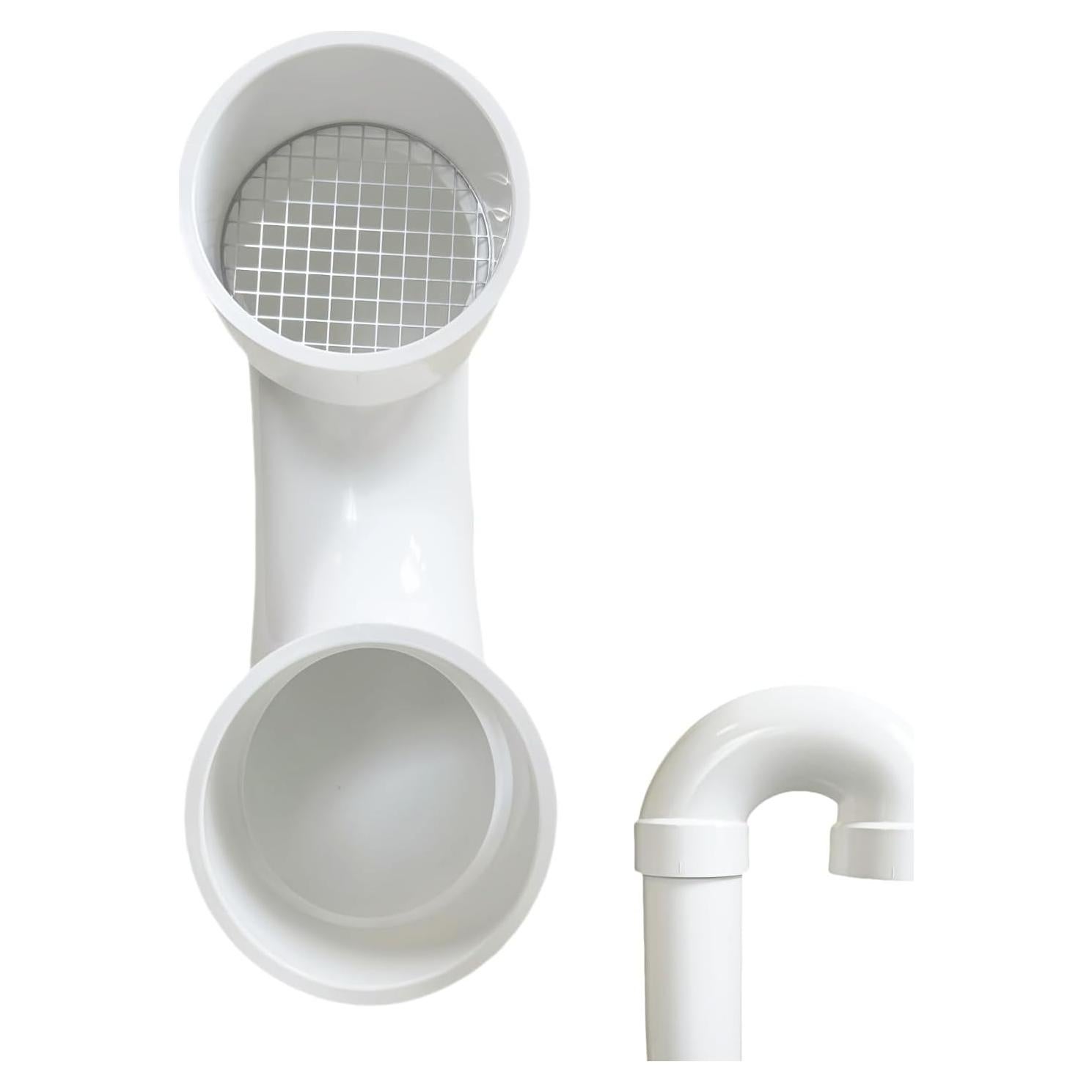 Pantalla de Ventilación PVC 2" LGQF-LL con Malla Acero Inoxidable