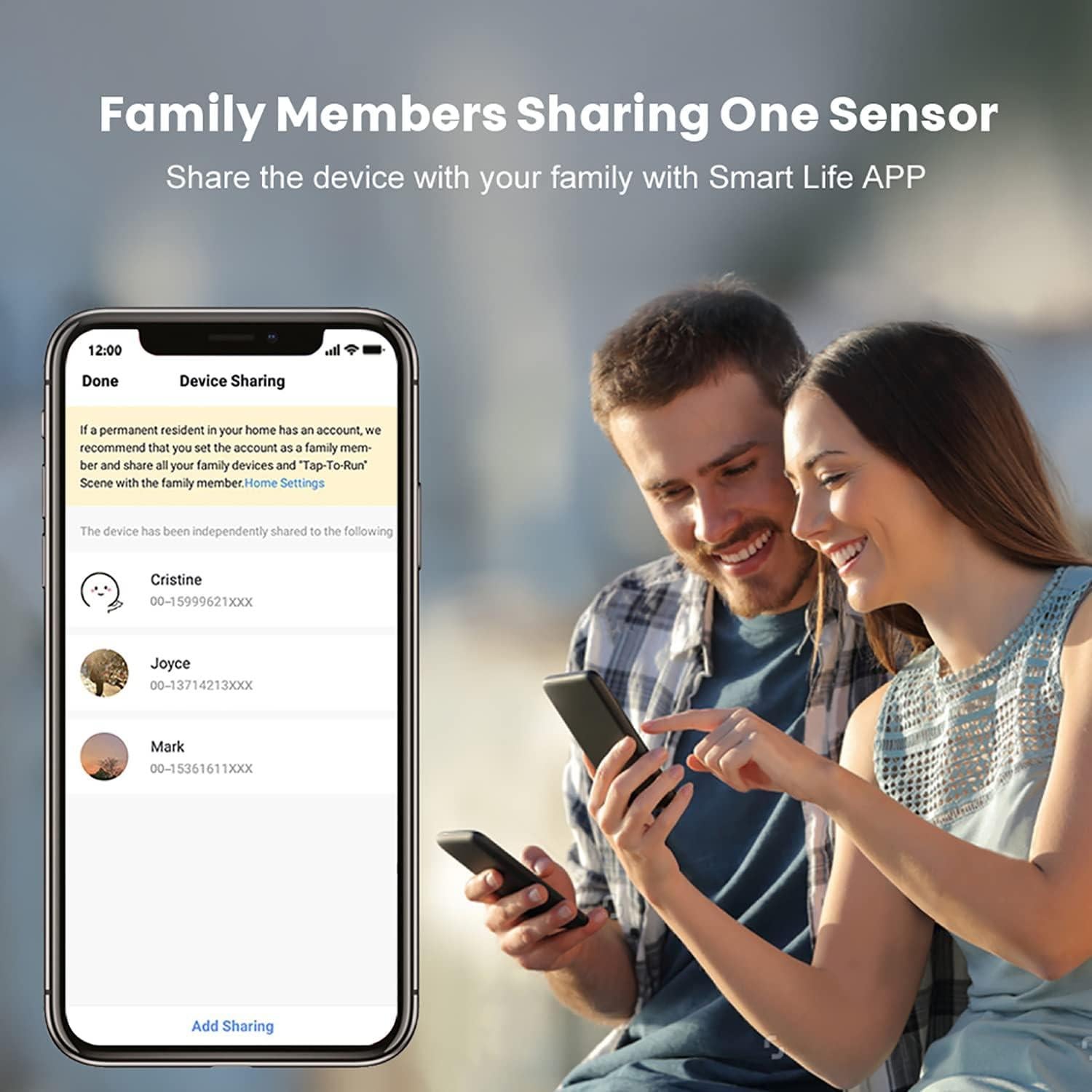 Sensor de Puerta WiFi SENCKIT con Alerta en App y Control por Voz