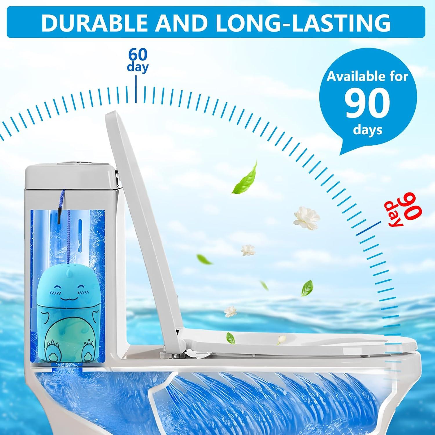 Limpiador de Inodoro Rilafuvu Dinosaurio Azul 283g Automático