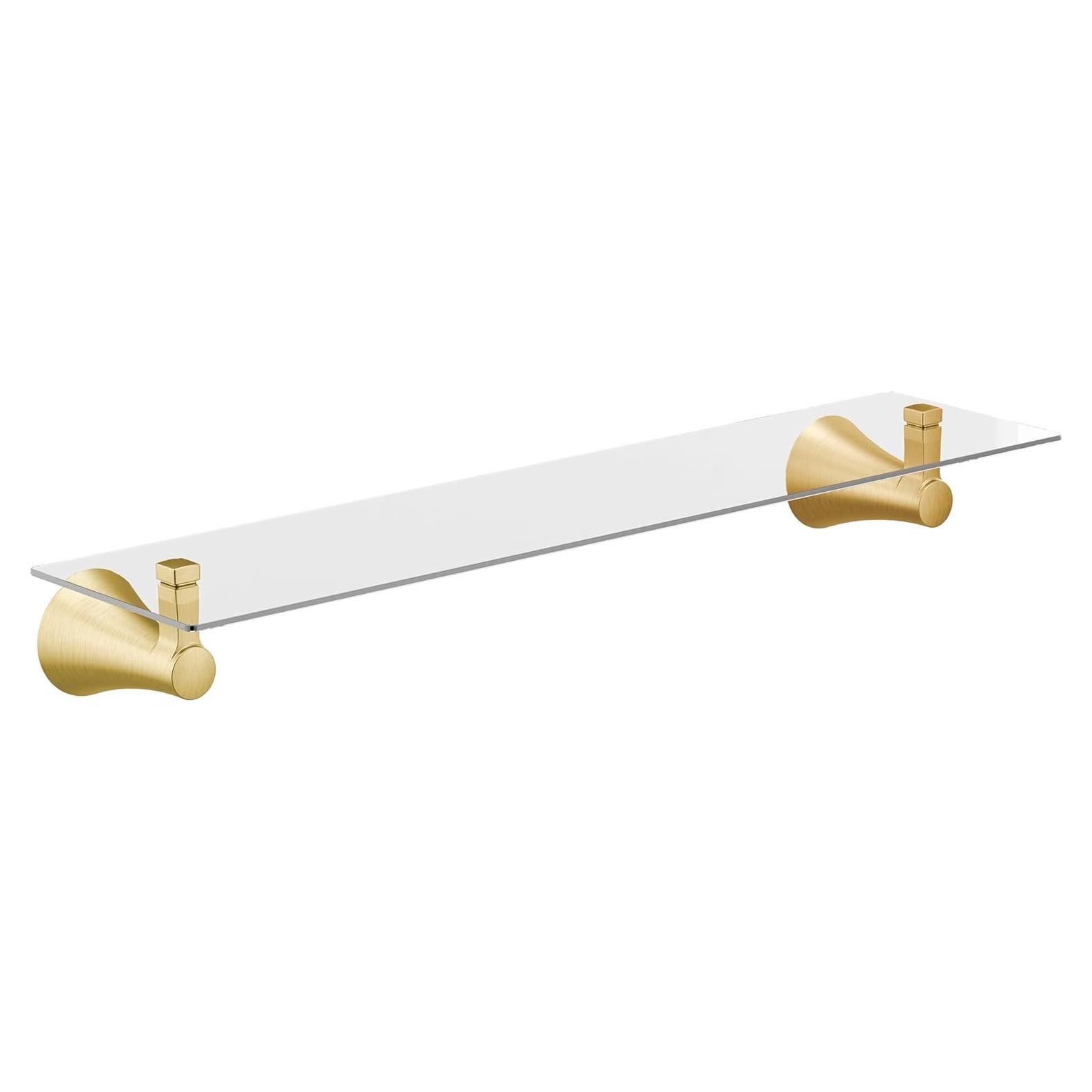 Estante de baño Moen Flara oro cepillado 53.34 cm x 13.21 cm