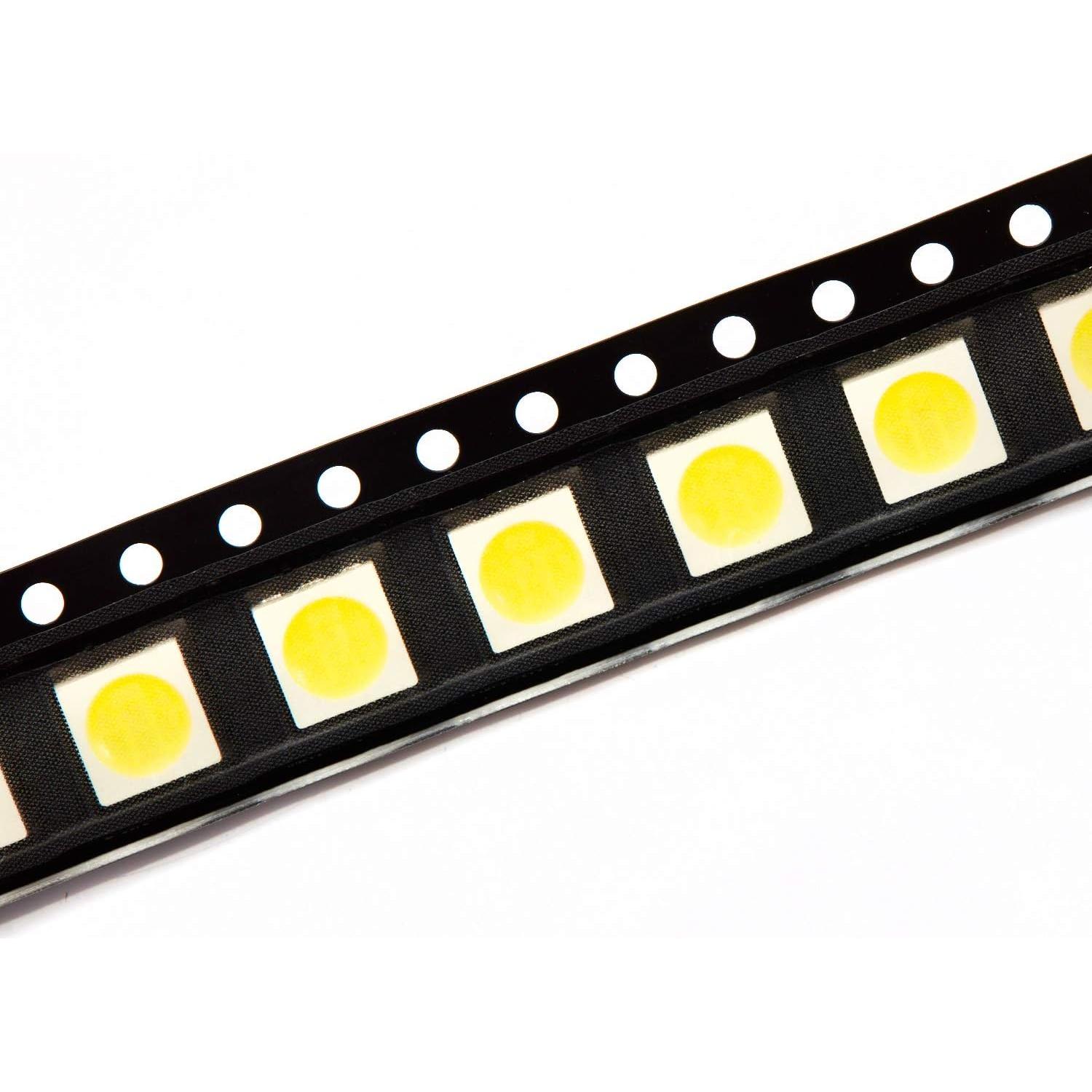 Diodo LED SMD 5050 CHANZON 100 Pcs Blanco 6000K 15-18LM