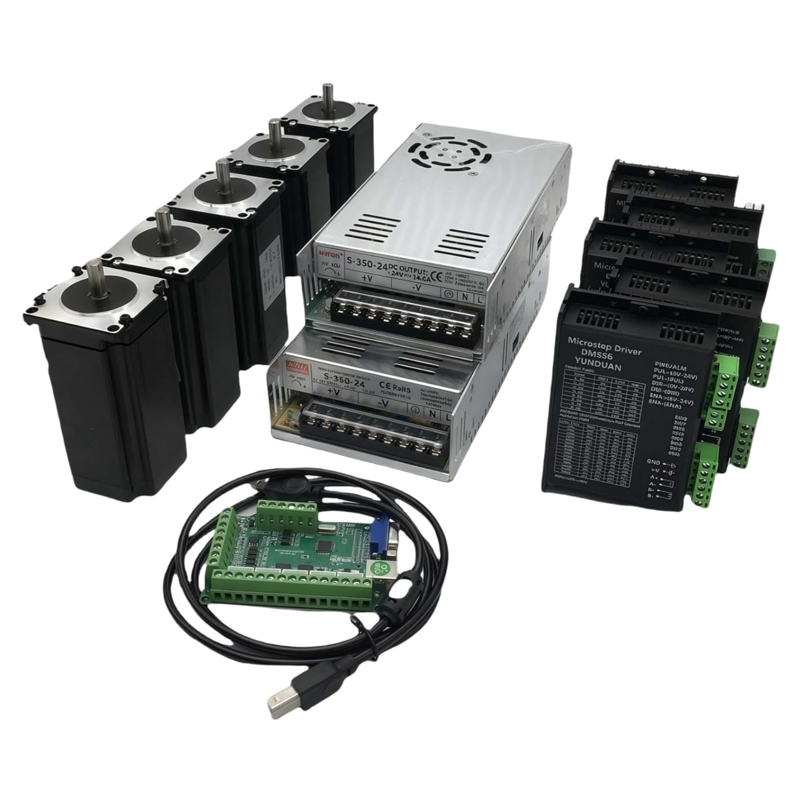 Kit Controlador CNC 5 Ejes TOSEASTARS con Motores Nema 23
