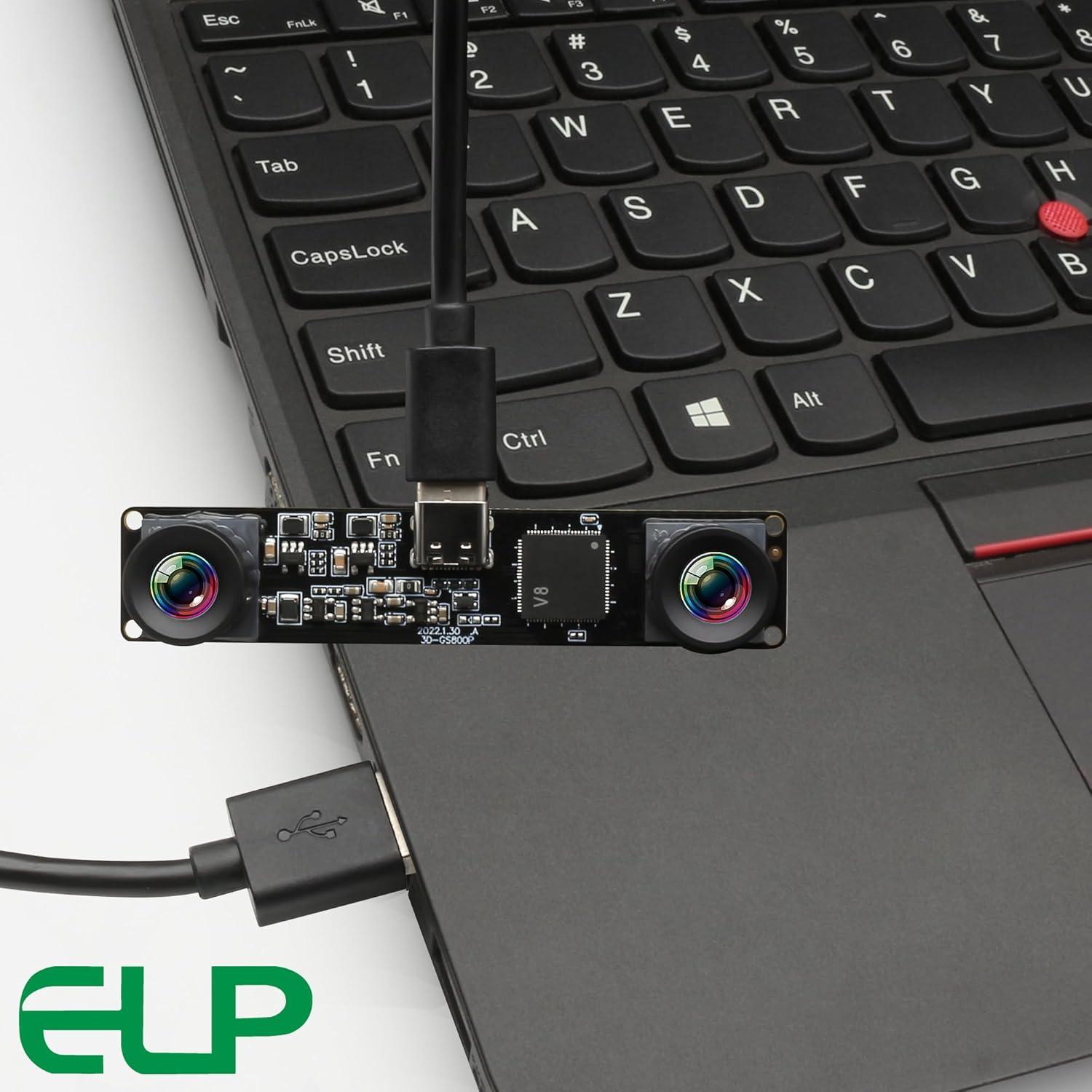 Módulo de Cámara USB ELP 2MP Monocromático 800P 120fps