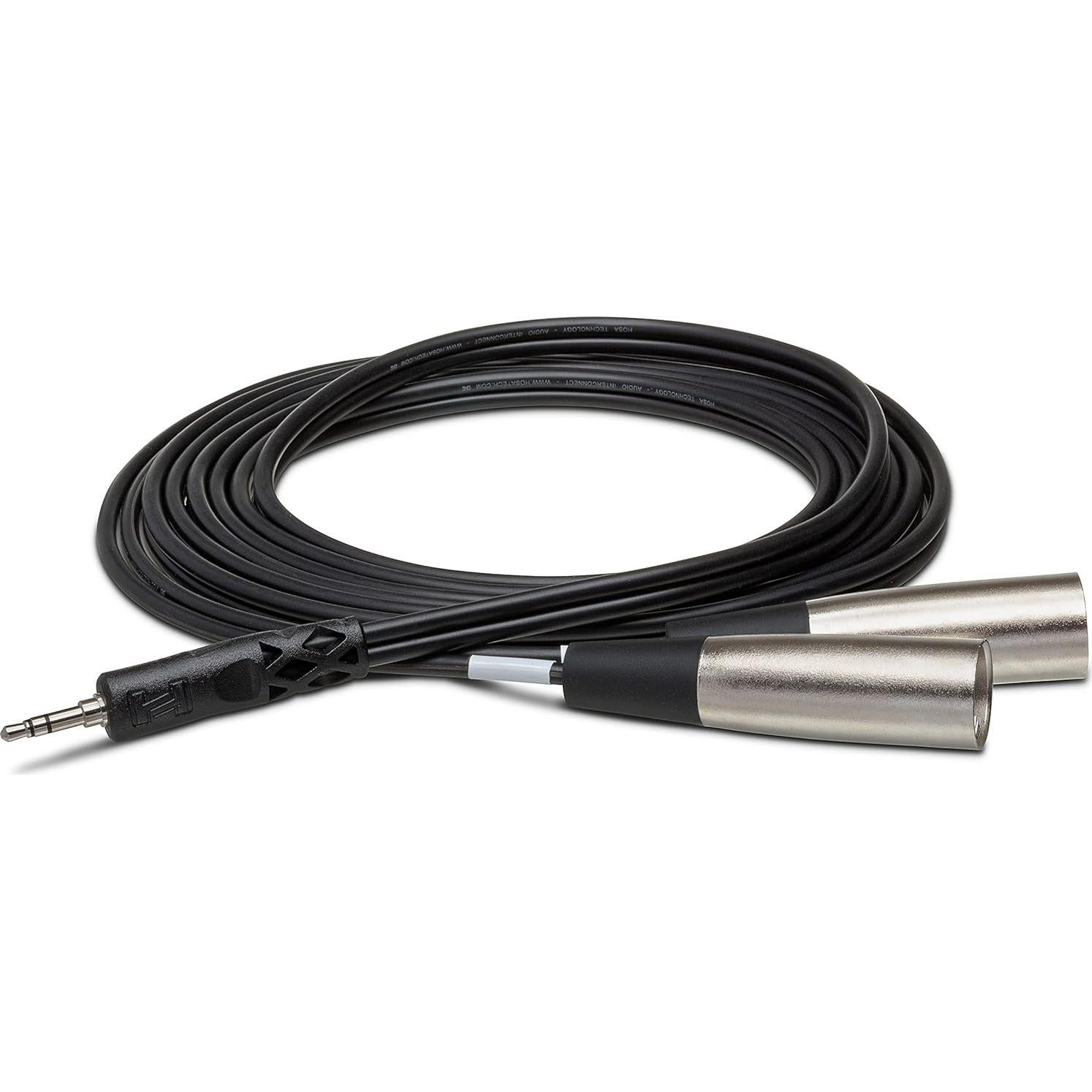 Cable de ruptura estéreos Hosa 3.5 mm TRS a XLR y 1/4 TS