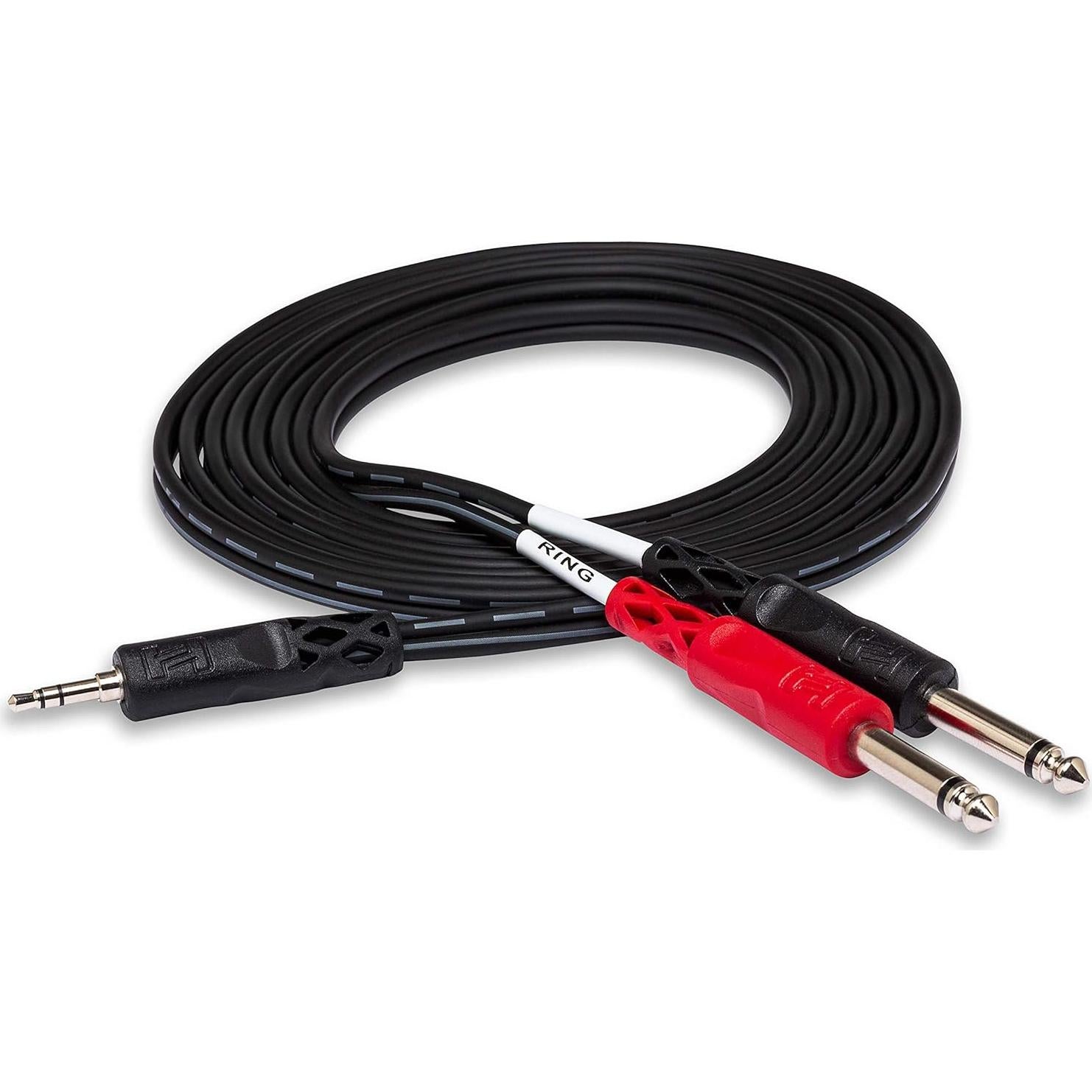 Cable de ruptura estéreos Hosa 3.5 mm TRS a XLR y 1/4 TS