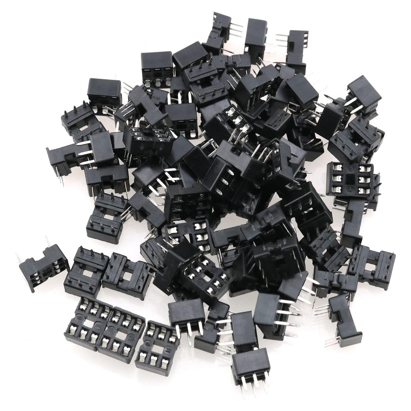 Zócalo IC DIP 6 Pines TAODAN 80 PCS Alta Calidad