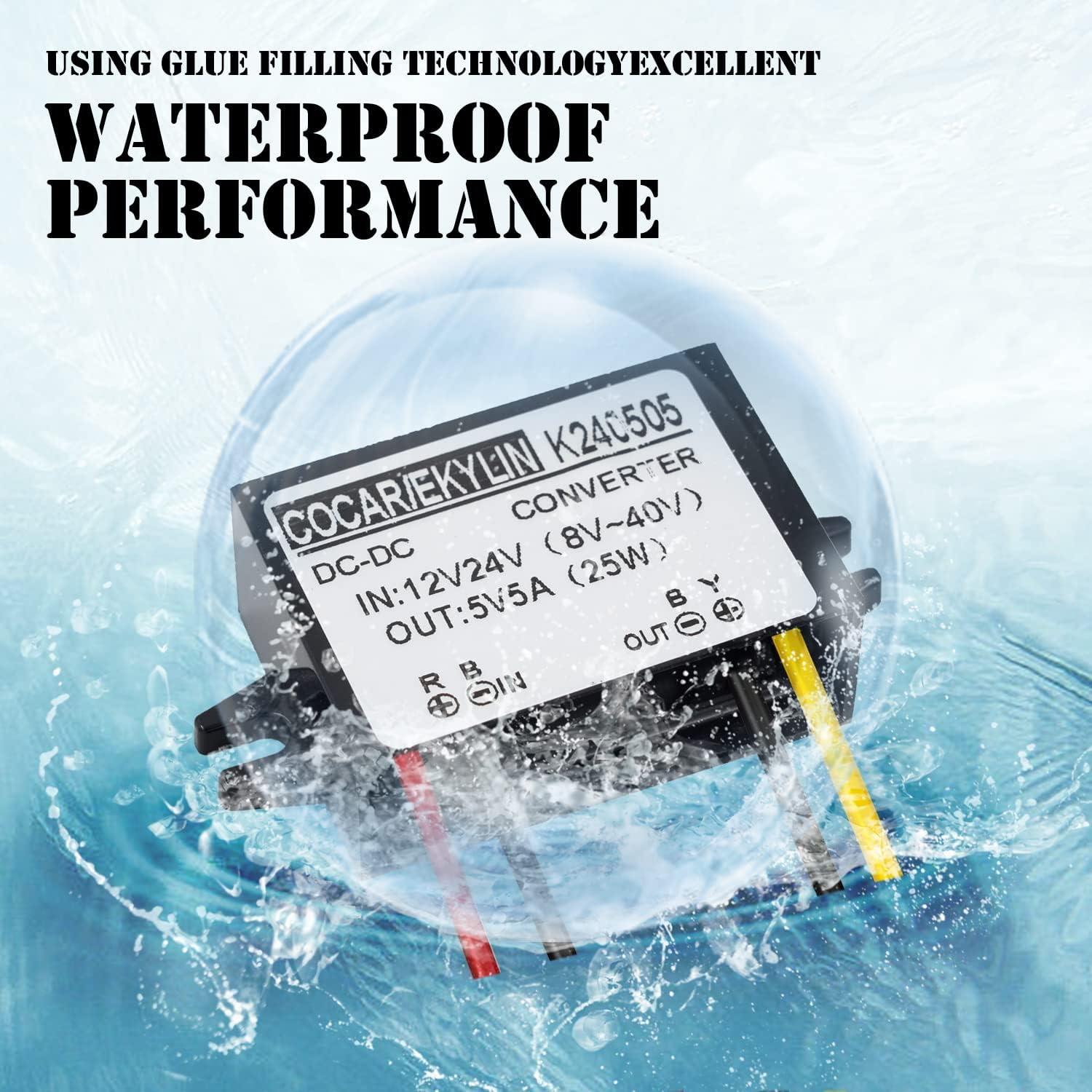 Convertidor Regulador DC 8-40V a 5V 5A EKYLIN