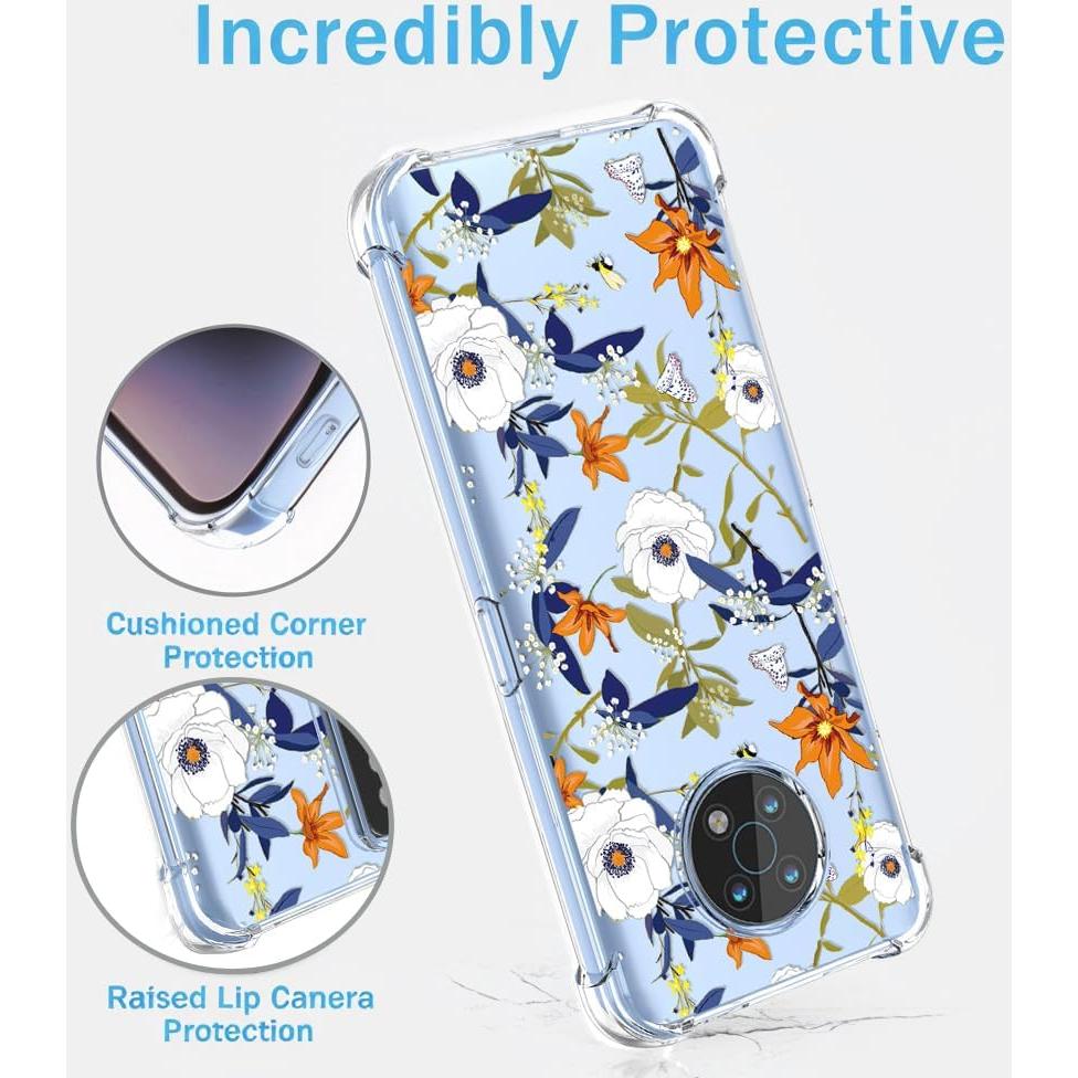 Funda TPU Floral para Nokia G50 - Protección Antigolpes