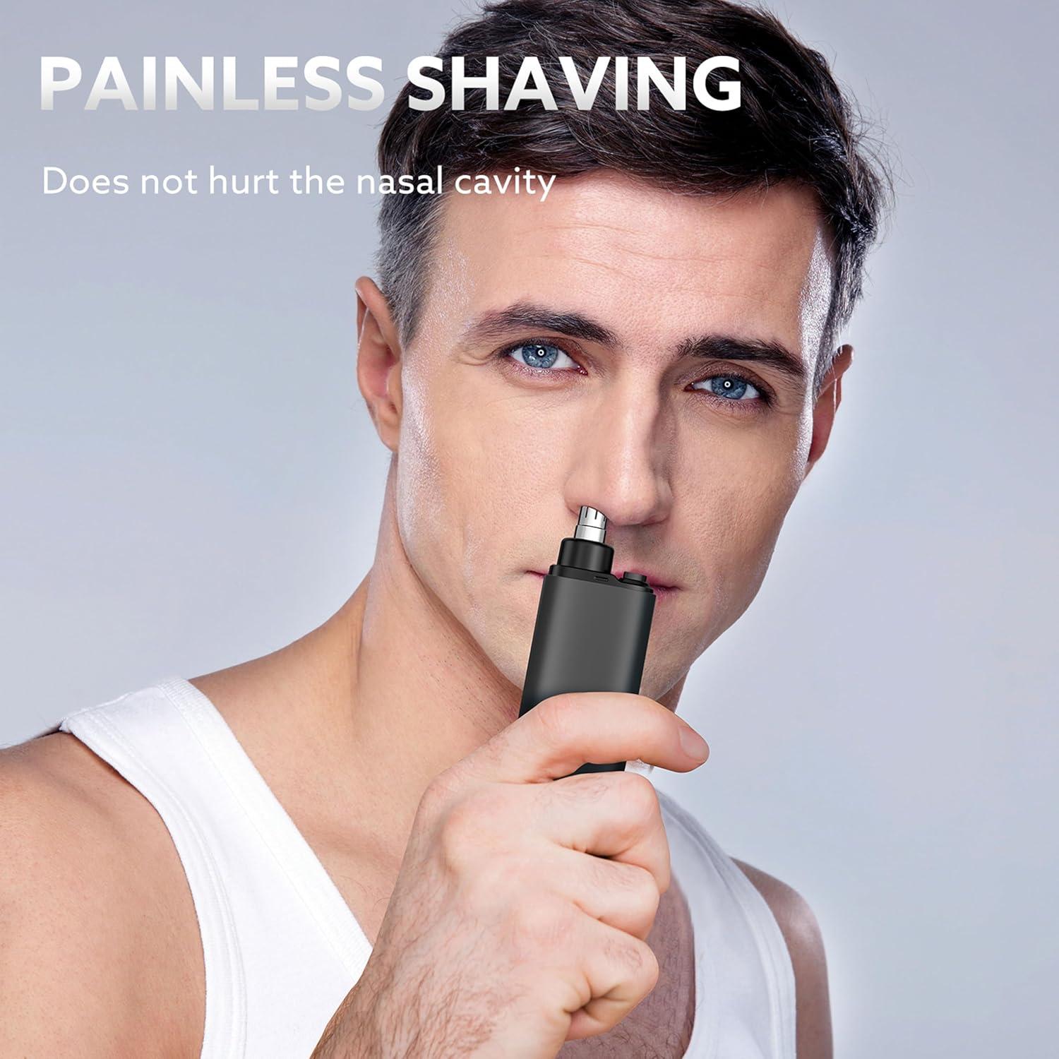 Recortador de Vello Nasal SYFUO Portátil Indoloro USB 9000 RPM