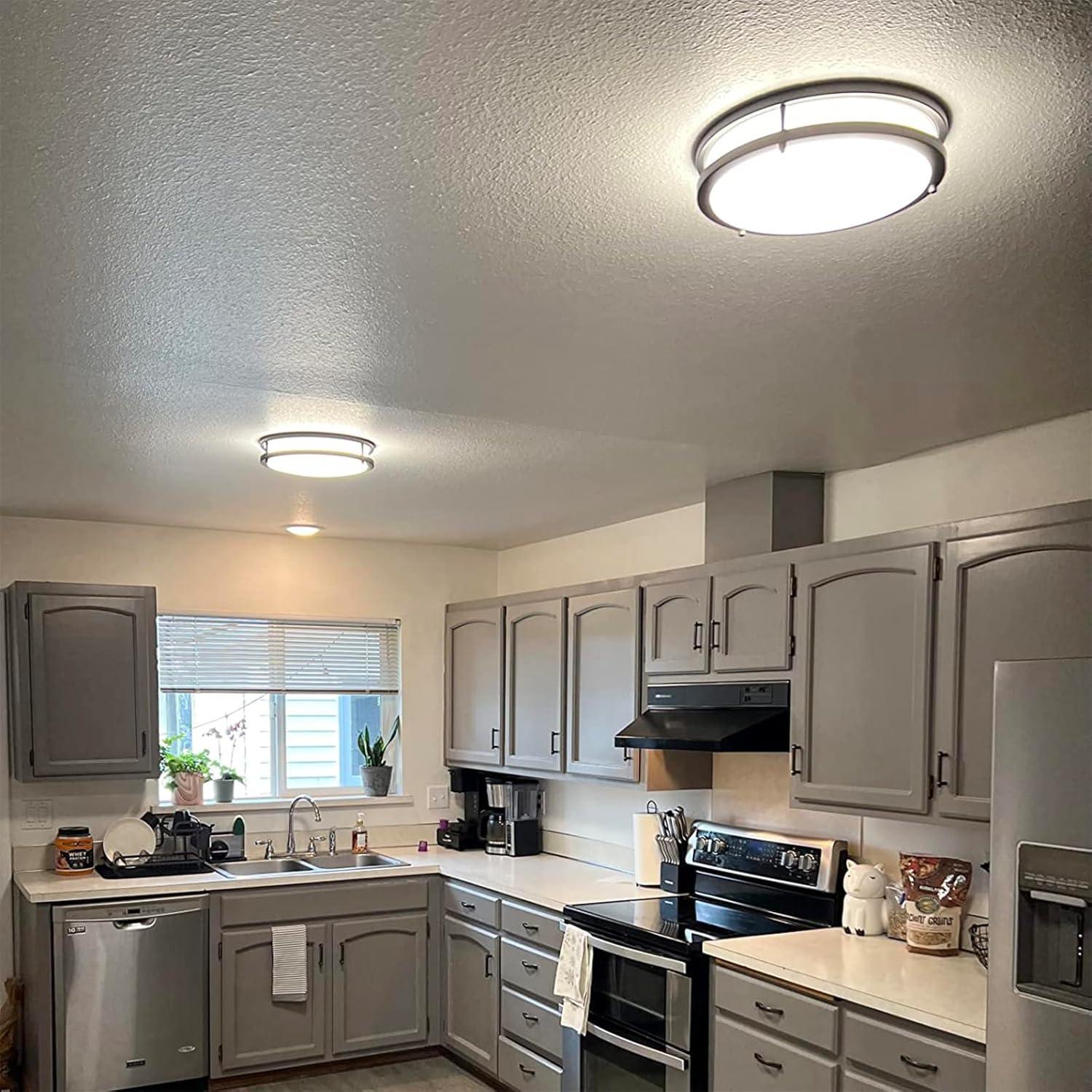 Luz de Techo LED Kalium 25cm con Control Remoto 18W 3000K-6000K