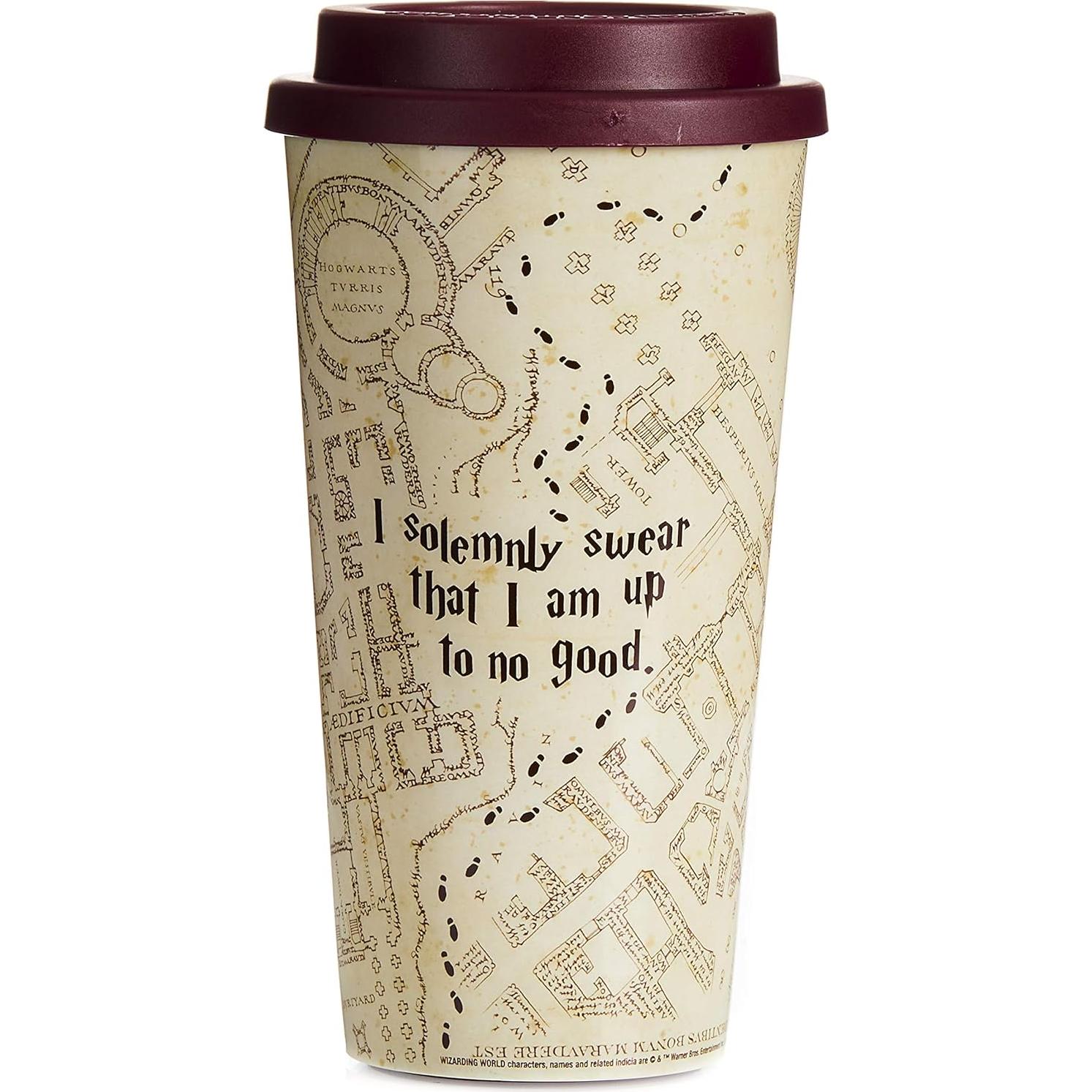 Taza de Viaje Paladone Harry Potter Mapa de Merodeadores 450ml