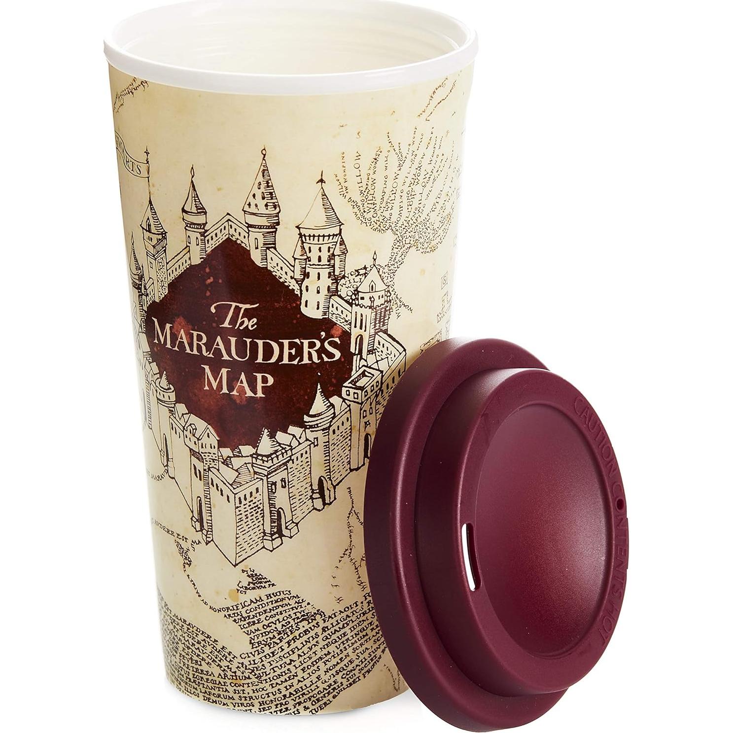 Taza de Viaje Paladone Harry Potter Mapa de Merodeadores 450ml