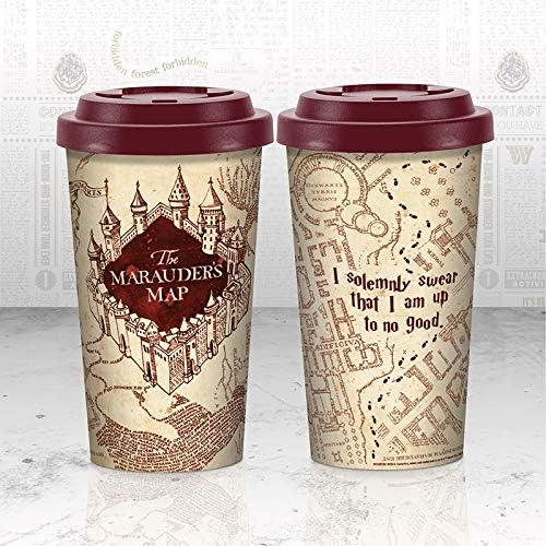 Taza de Viaje Paladone Harry Potter Mapa de Merodeadores 450ml
