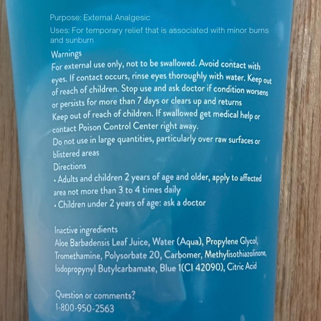 Gel de Alivio de Quemaduras Solares Aloe Up 113.4 g - Orgánico