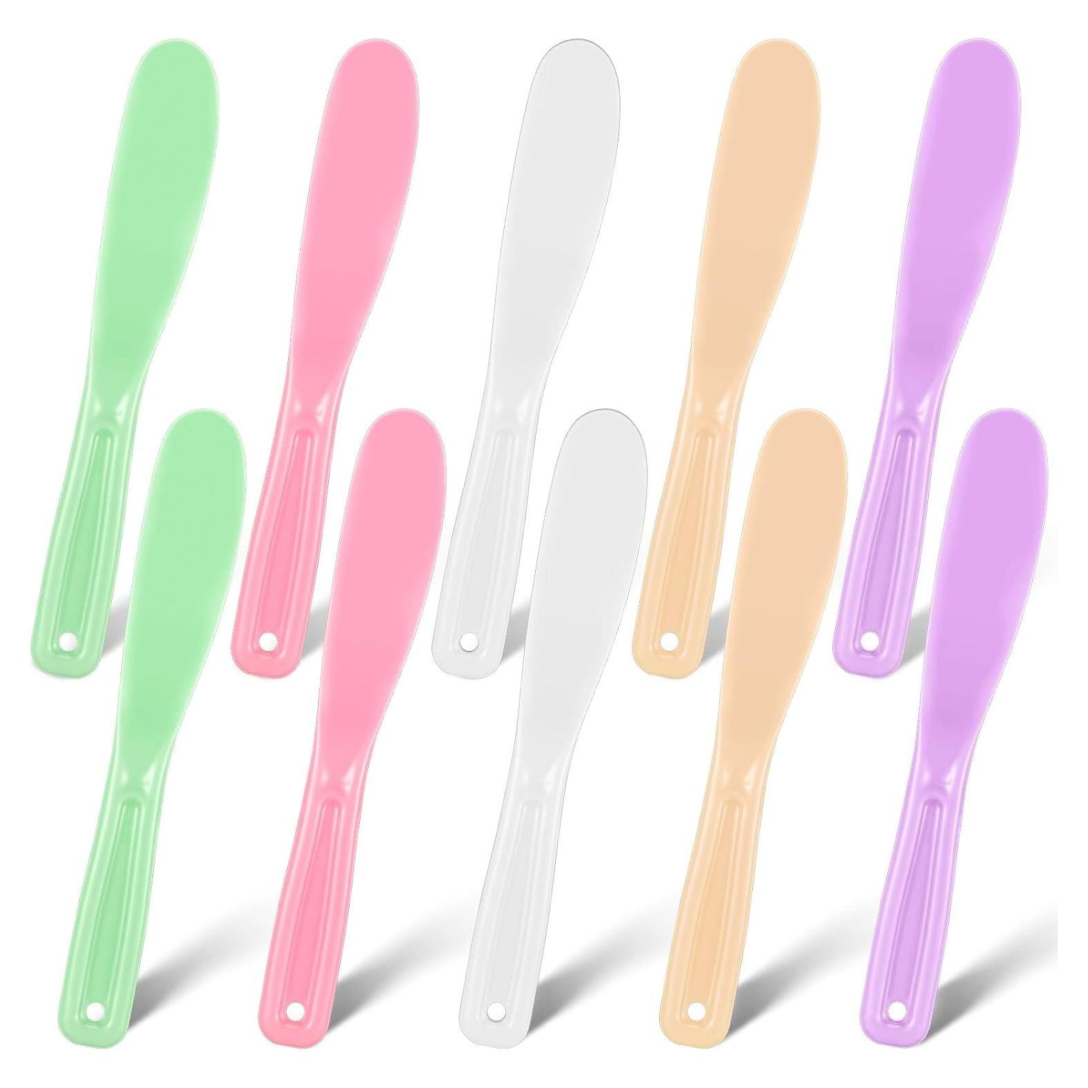10 Espátulas Plásticas Cosméticas Yuxung para Cuidado Facial