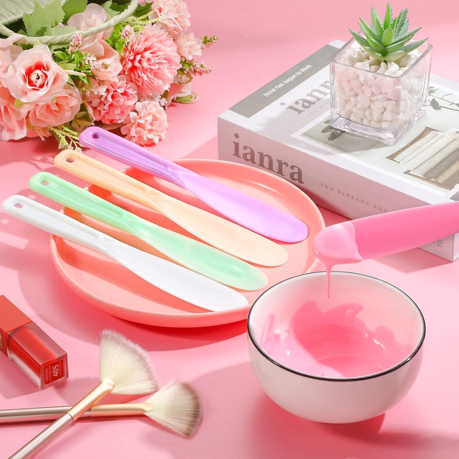 10 Espátulas Plásticas Cosméticas Yuxung para Cuidado Facial