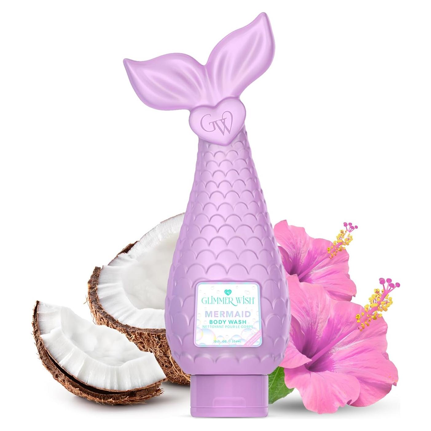 Jabón Corporal Glimmer Wish Sirena 354 ml Hidratante Tropical