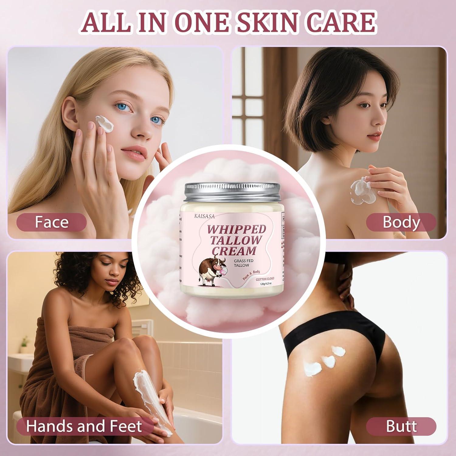 Crema Hidratante Facial de Grasa de Res GARPGONA 220g Nube