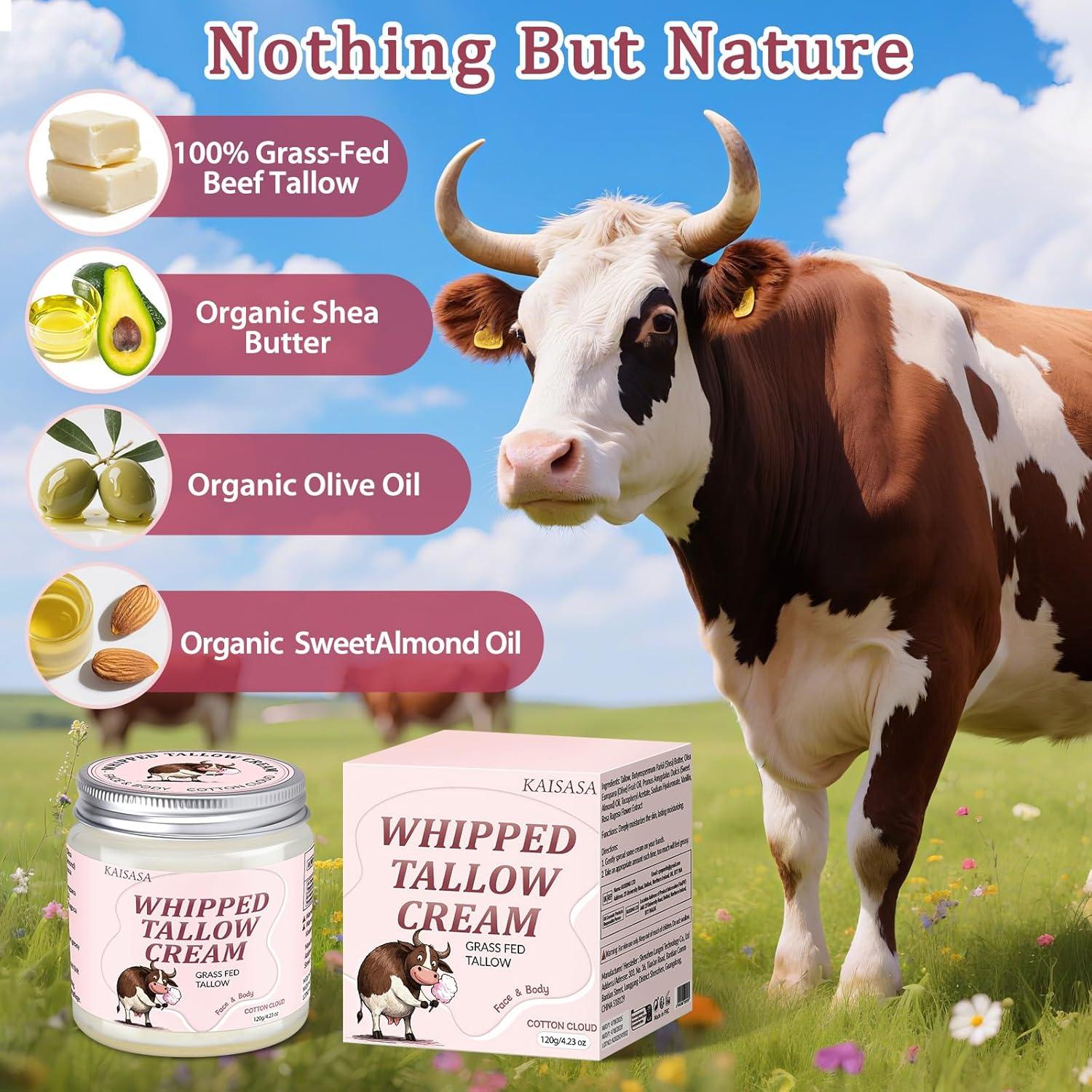 Crema Hidratante Facial de Grasa de Res GARPGONA 220g Nube