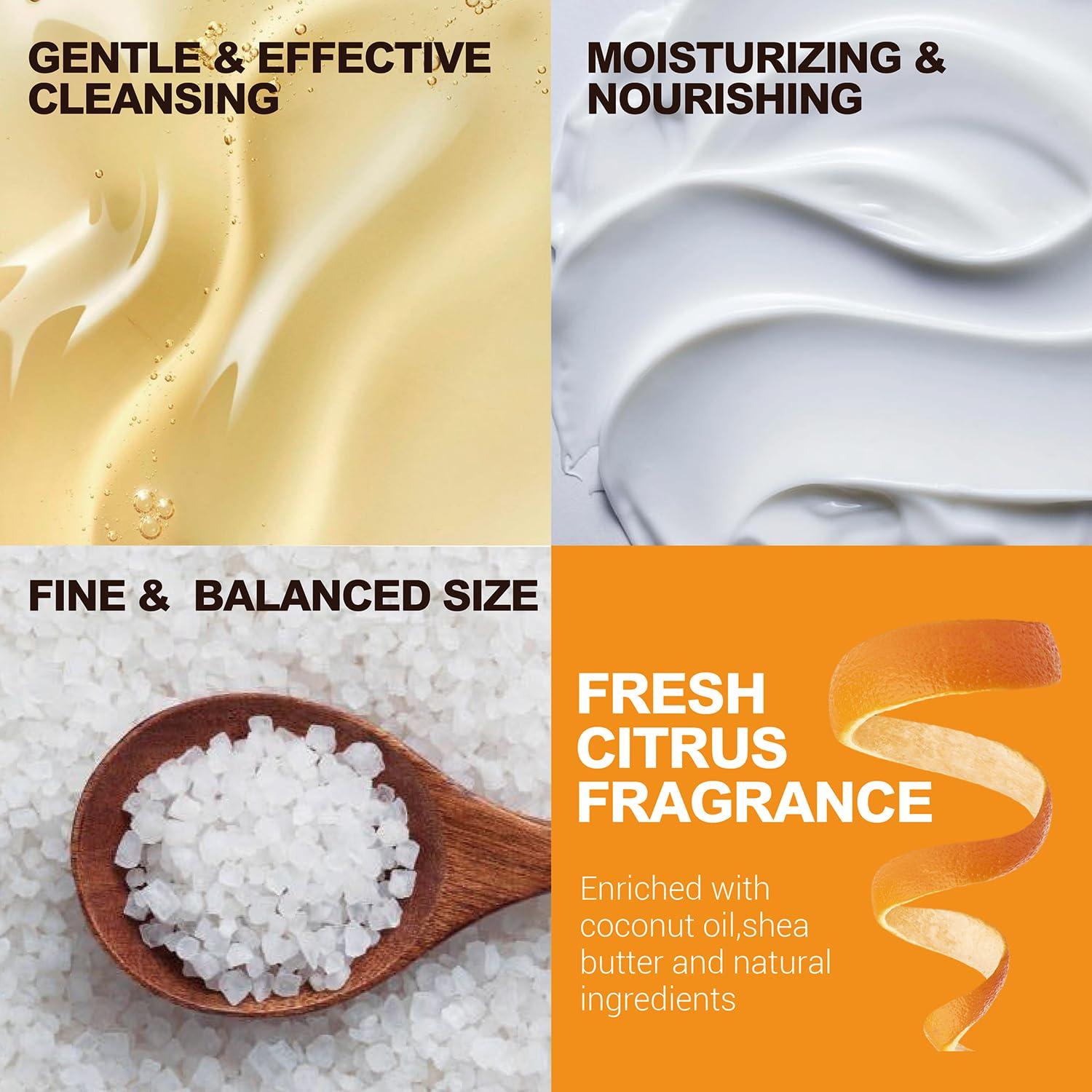 Cesta de Regalo Body & Earth para Hombres - Set de Baño Aroma Cítrico