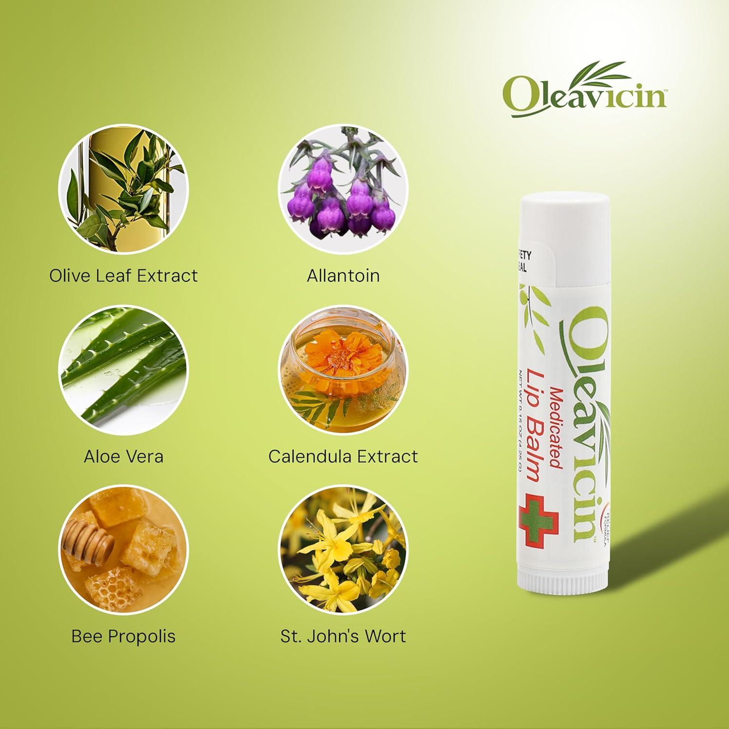 Bálsamo Labial Natural Oleavicin 4.25g - Hidratante Labios Secos