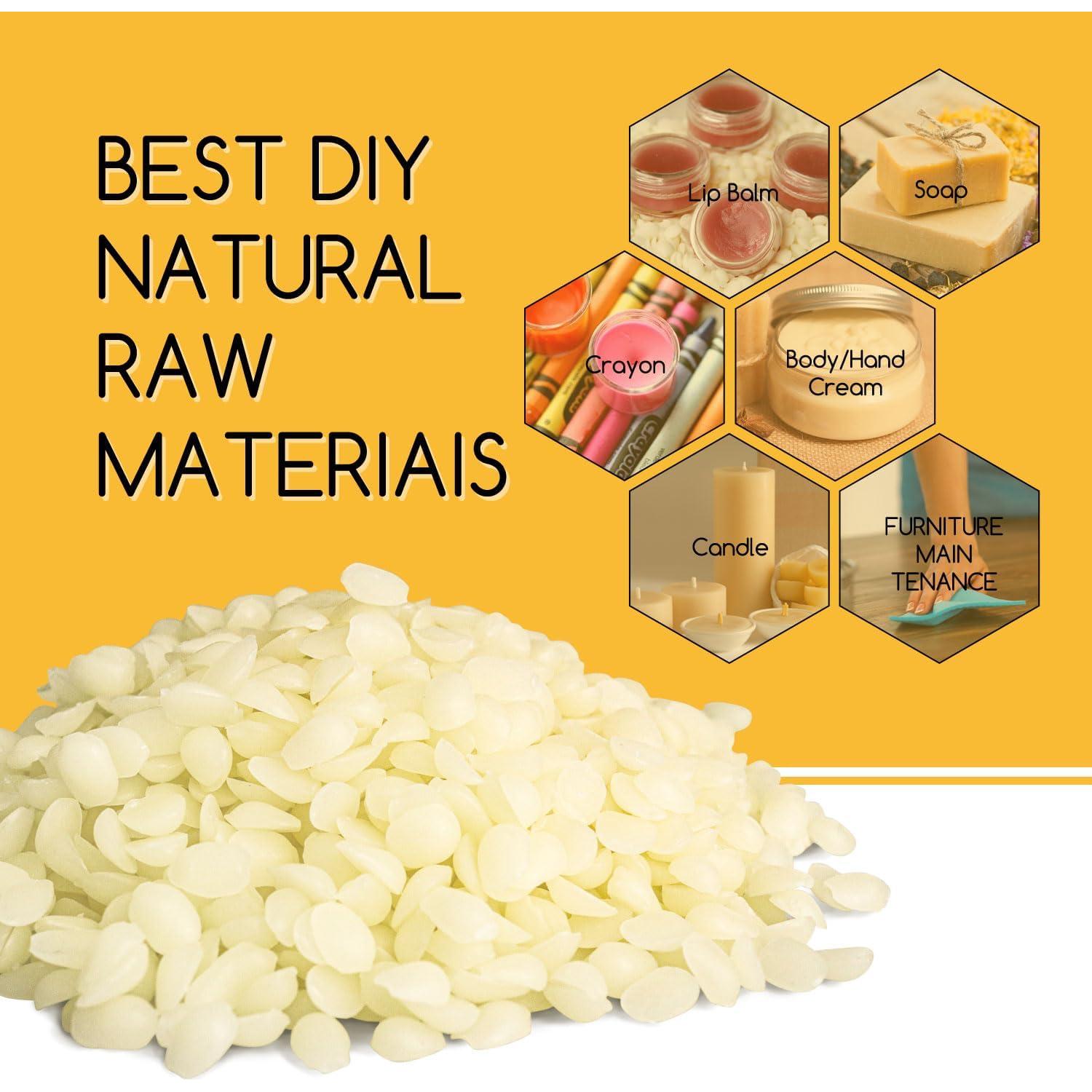 Pellets de Cera de Abeja Orgánica TRINIDa 0.90 kg para Velas DIY