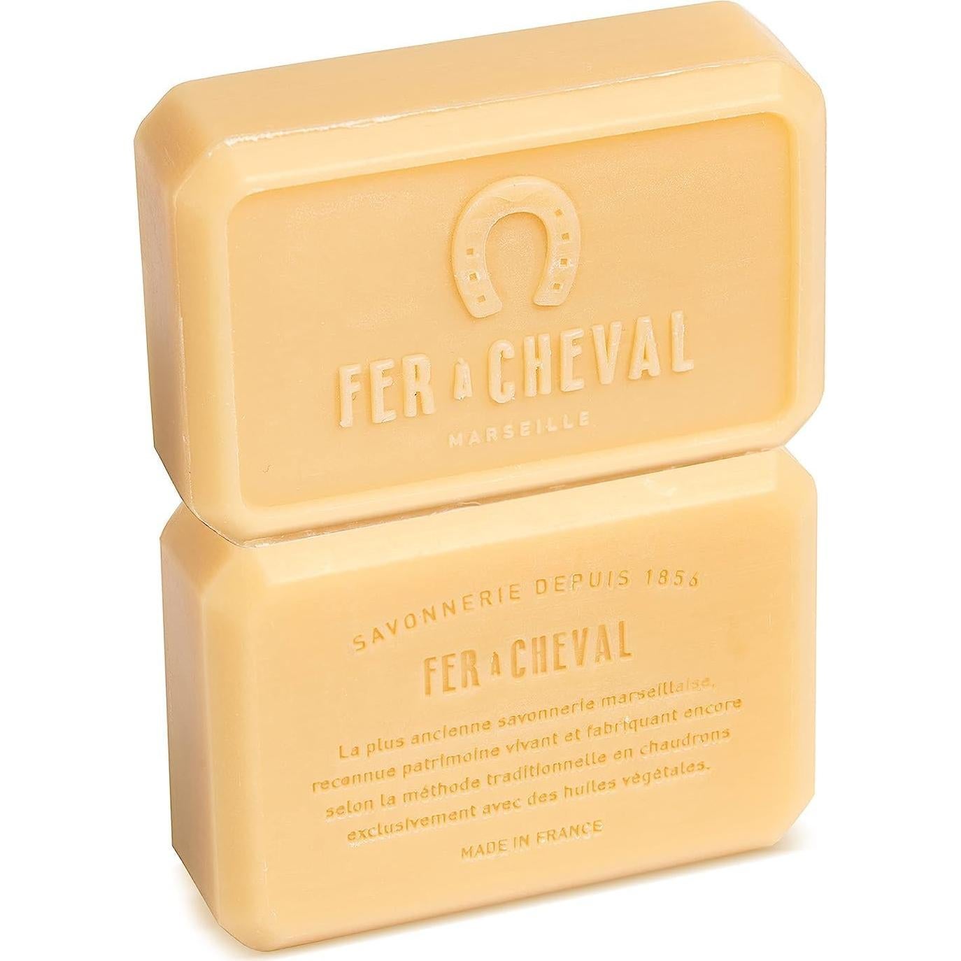 Jabón de Marsella Fer à Cheval Ámbar y Jazmín 125g - Pack 2