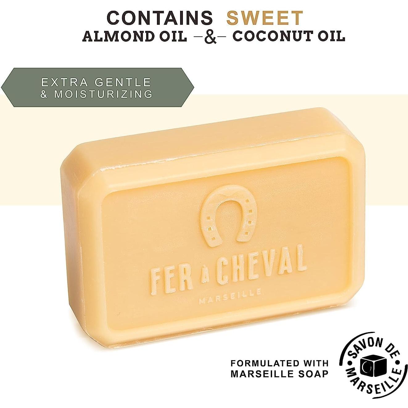 Jabón de Marsella Fer à Cheval Ámbar y Jazmín 125g - Pack 2