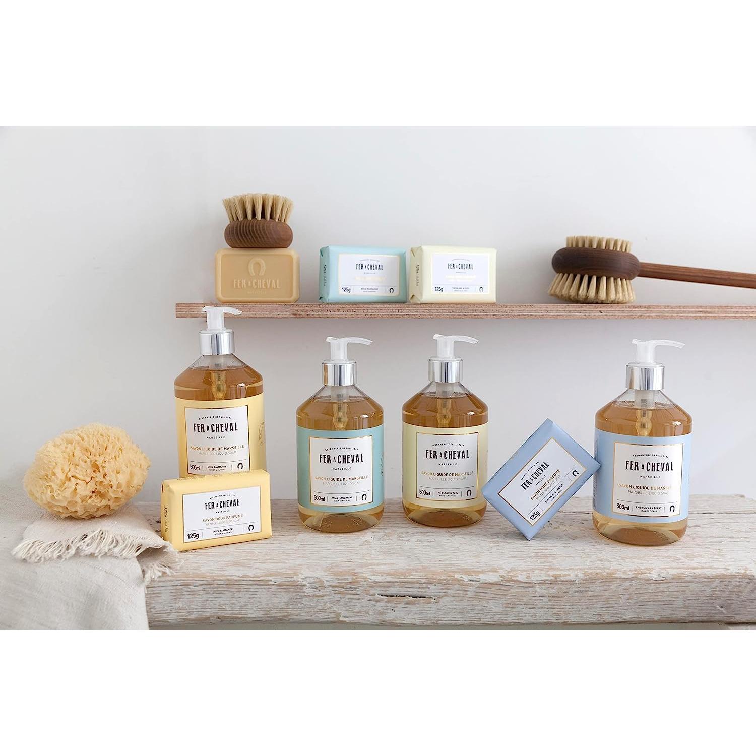 Jabón de Marsella Fer à Cheval Ámbar y Jazmín 125g - Pack 2