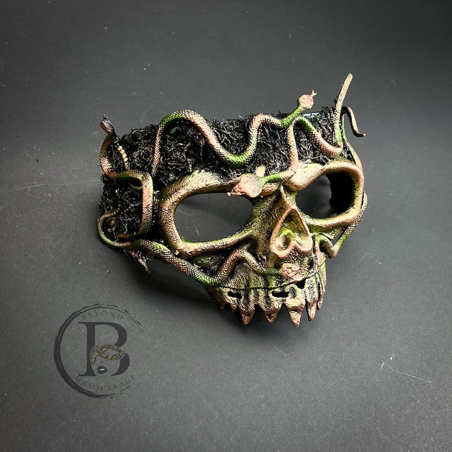 Máscara de Mascarada Calavera Oro Beyond - Halloween y Cosplay
