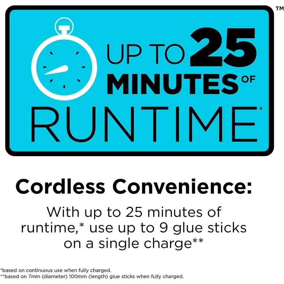 Pistola de Pegamento Inalámbrica BLACK+DECKER 4V 20 Barritas