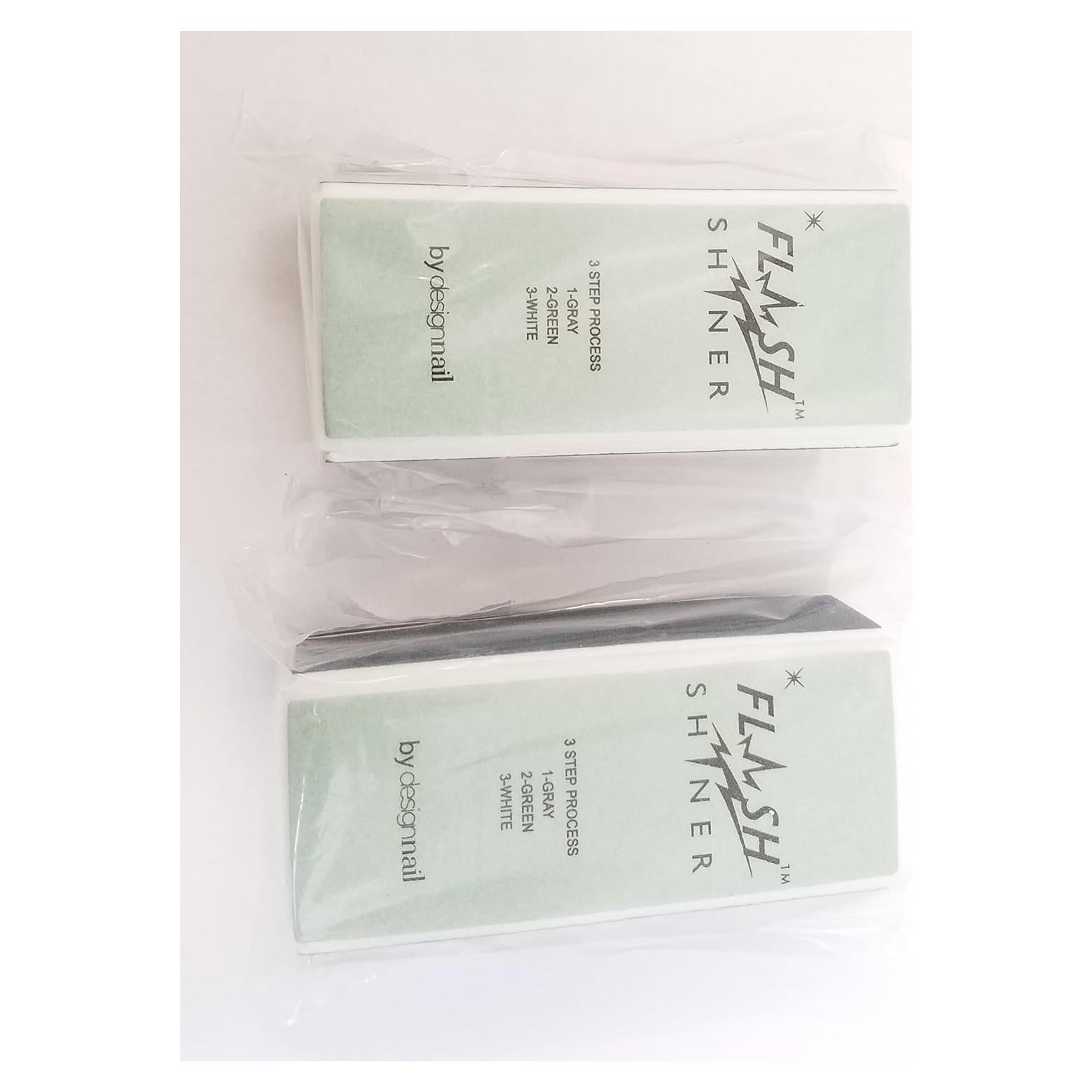 Pulidor de Uñas Flash Shiner Design Nail - 3 Pasos - 2 Unidades