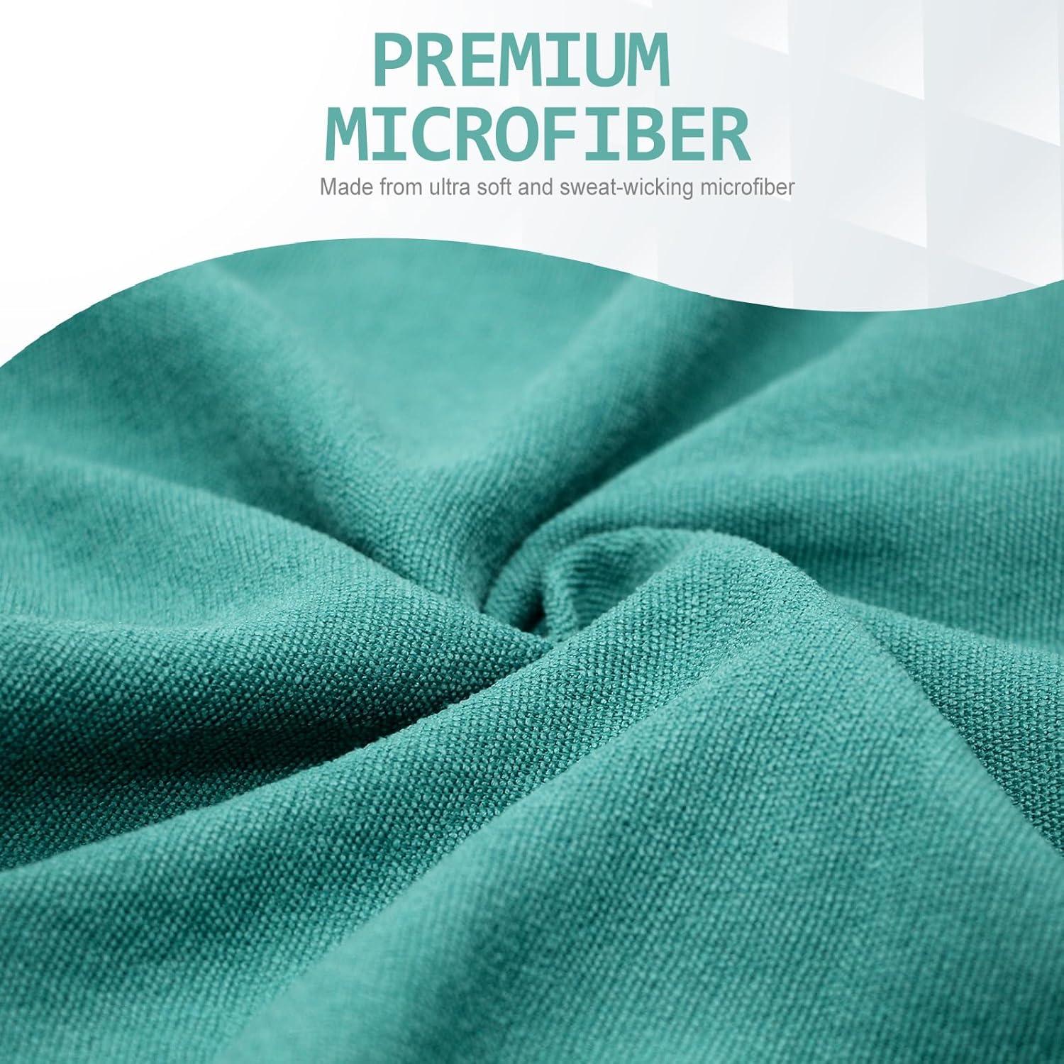 Toalla de Yoga Antideslizante Eunzel 2 Piezas 182x61 cm