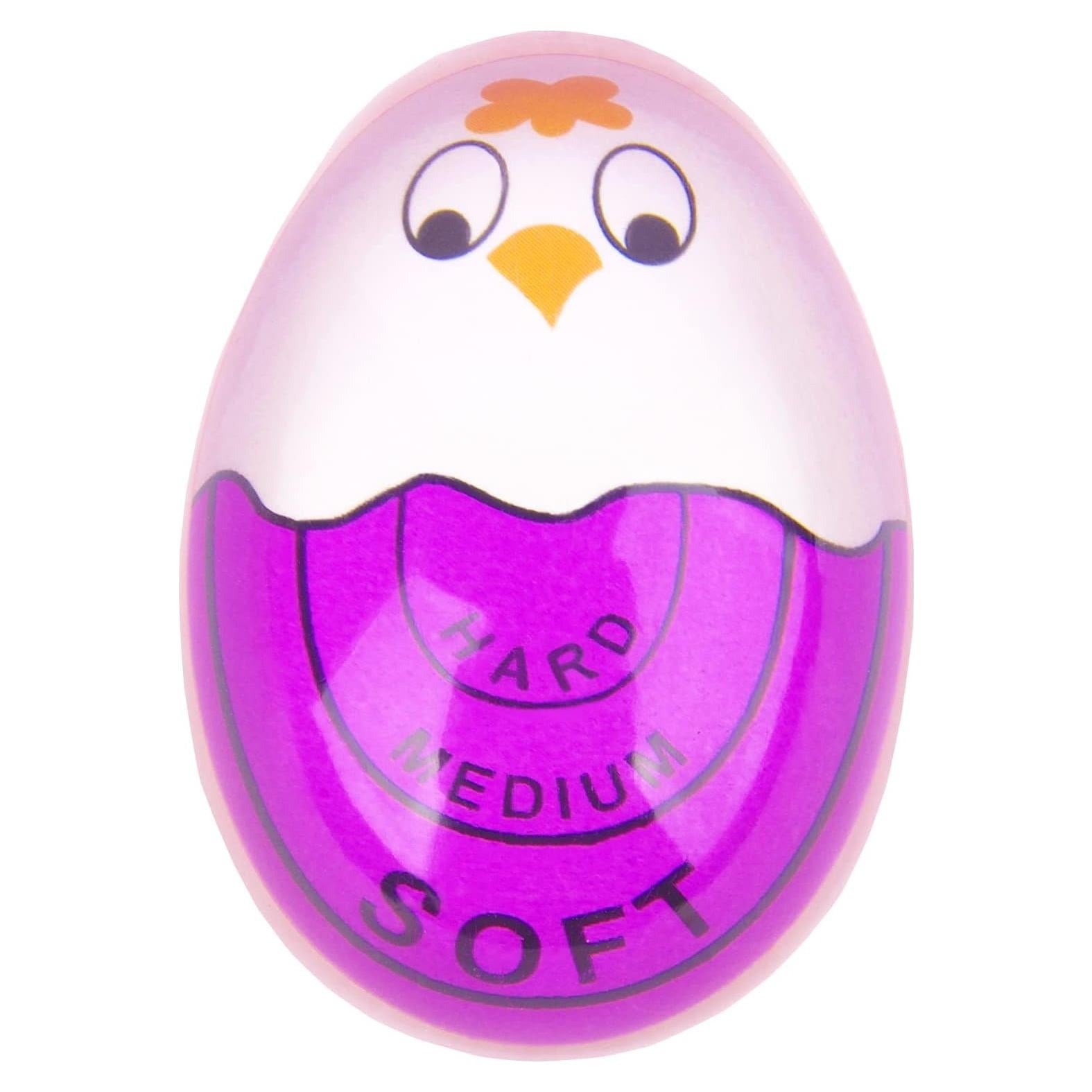 Temporizador de huevo Lasubst púrpura para hervir huevos